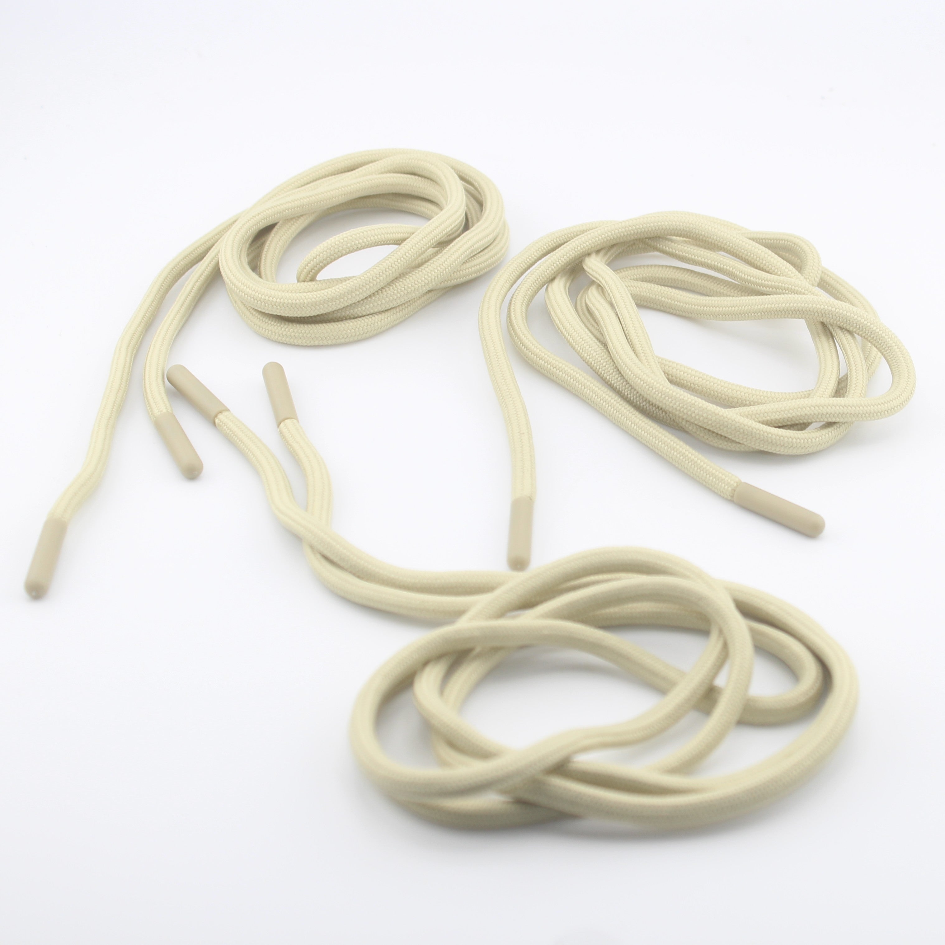 1 piece, 130cm / Ø5MM / Sweater / Trousers Plain Cord with Plastic Cord Ends #COR4008