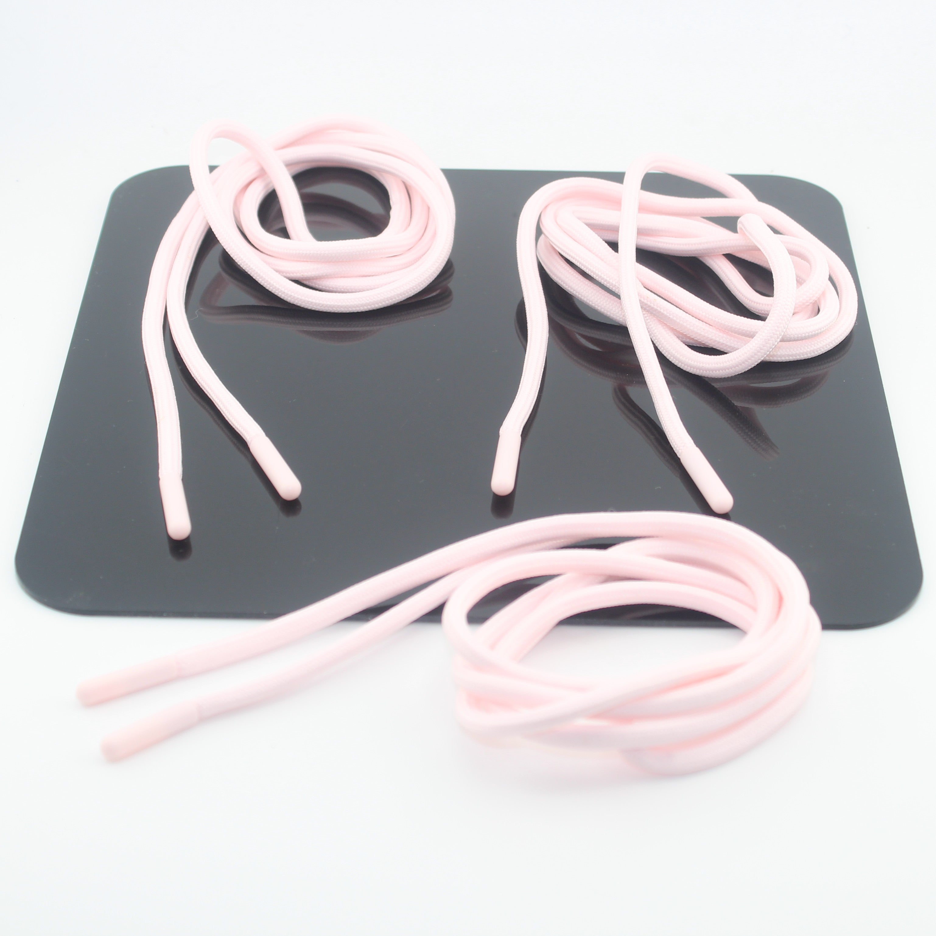 1 piece, 130cm / Ø5MM / Sweater / Trousers Plain Cord with Plastic Cord Ends #COR4008