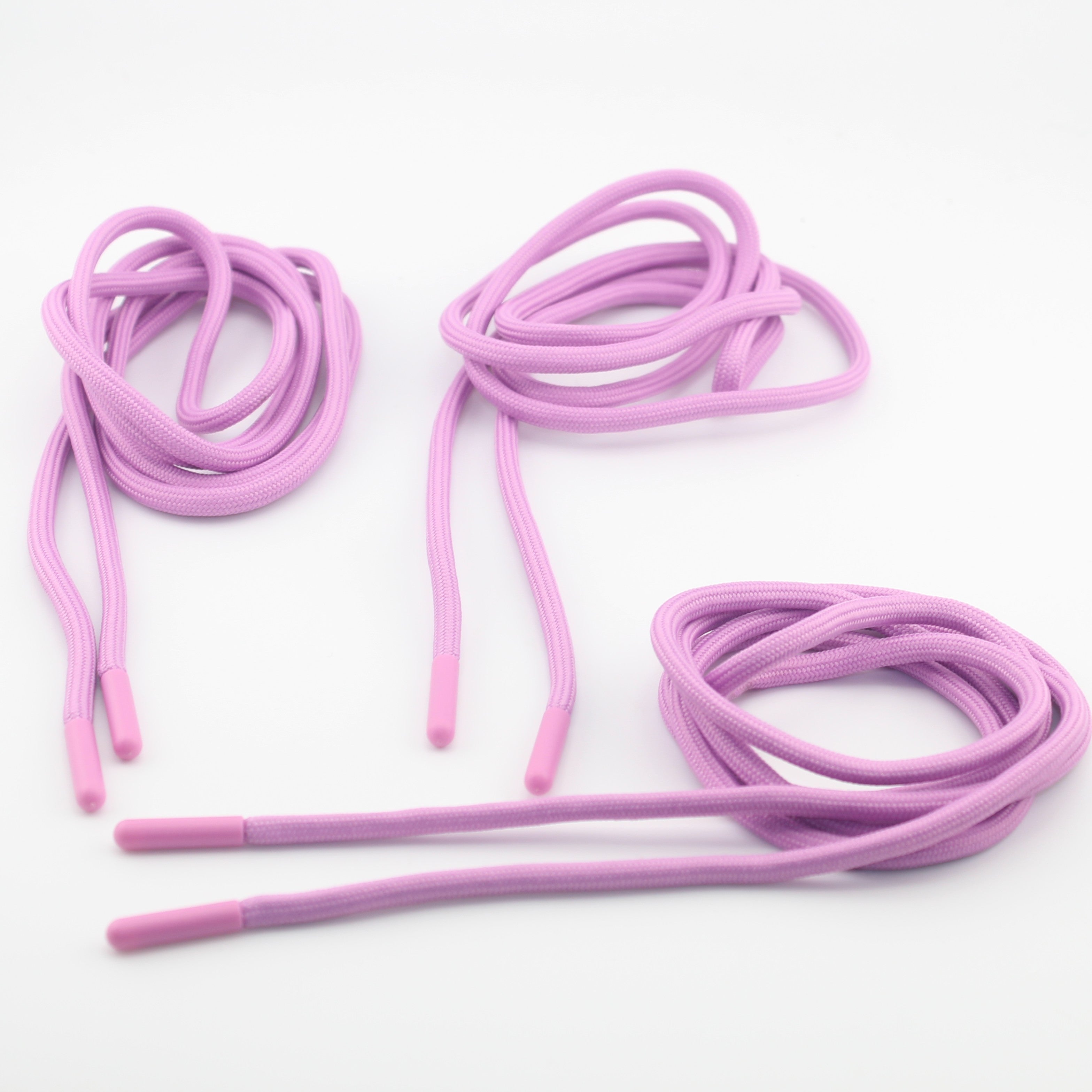 1 piece, 130cm / Ø5MM / Sweater / Trousers Plain Cord with Plastic Cord Ends #COR4008
