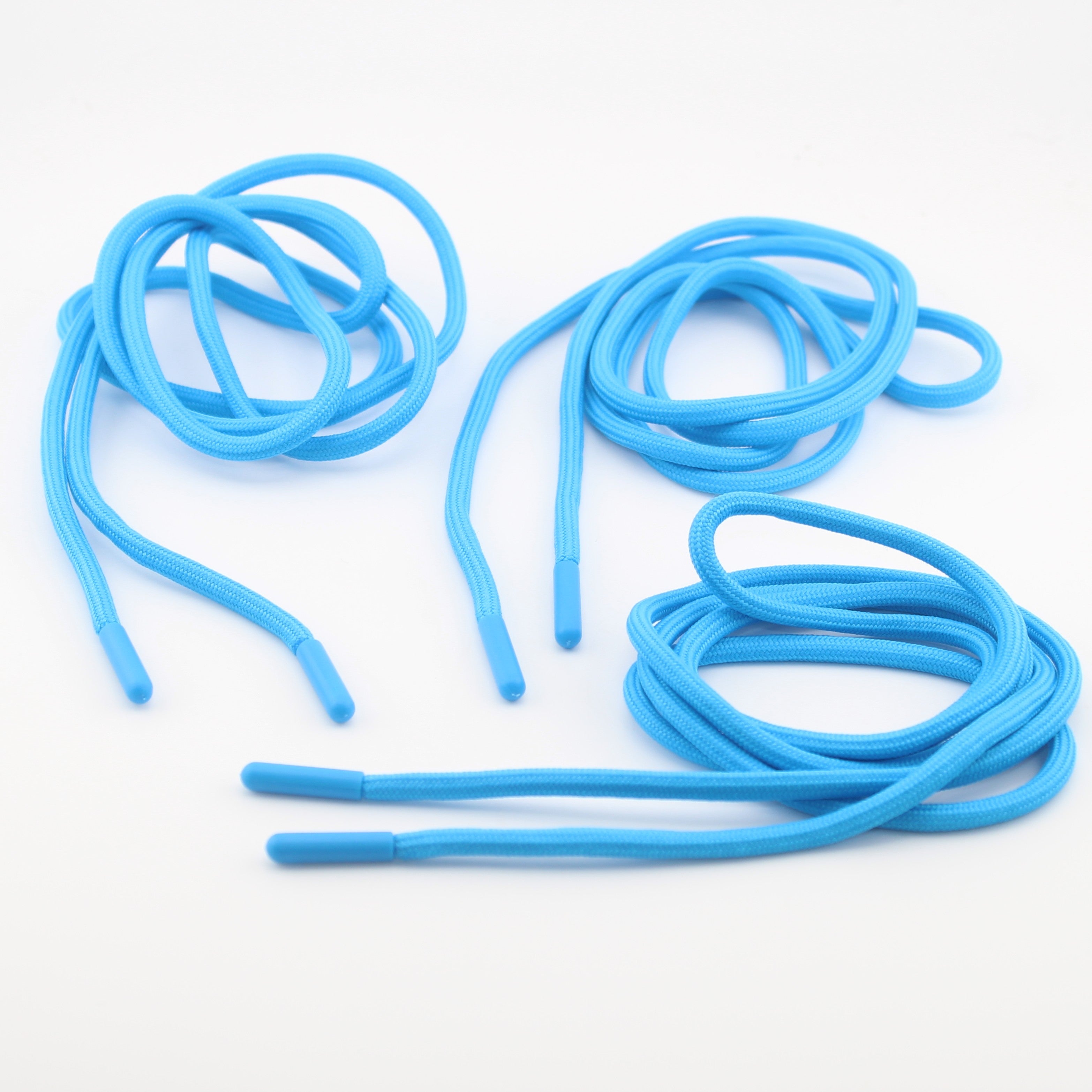 1 piece, 130cm / Ø5MM / Sweater / Trousers Plain Cord with Plastic Cord Ends #COR4008