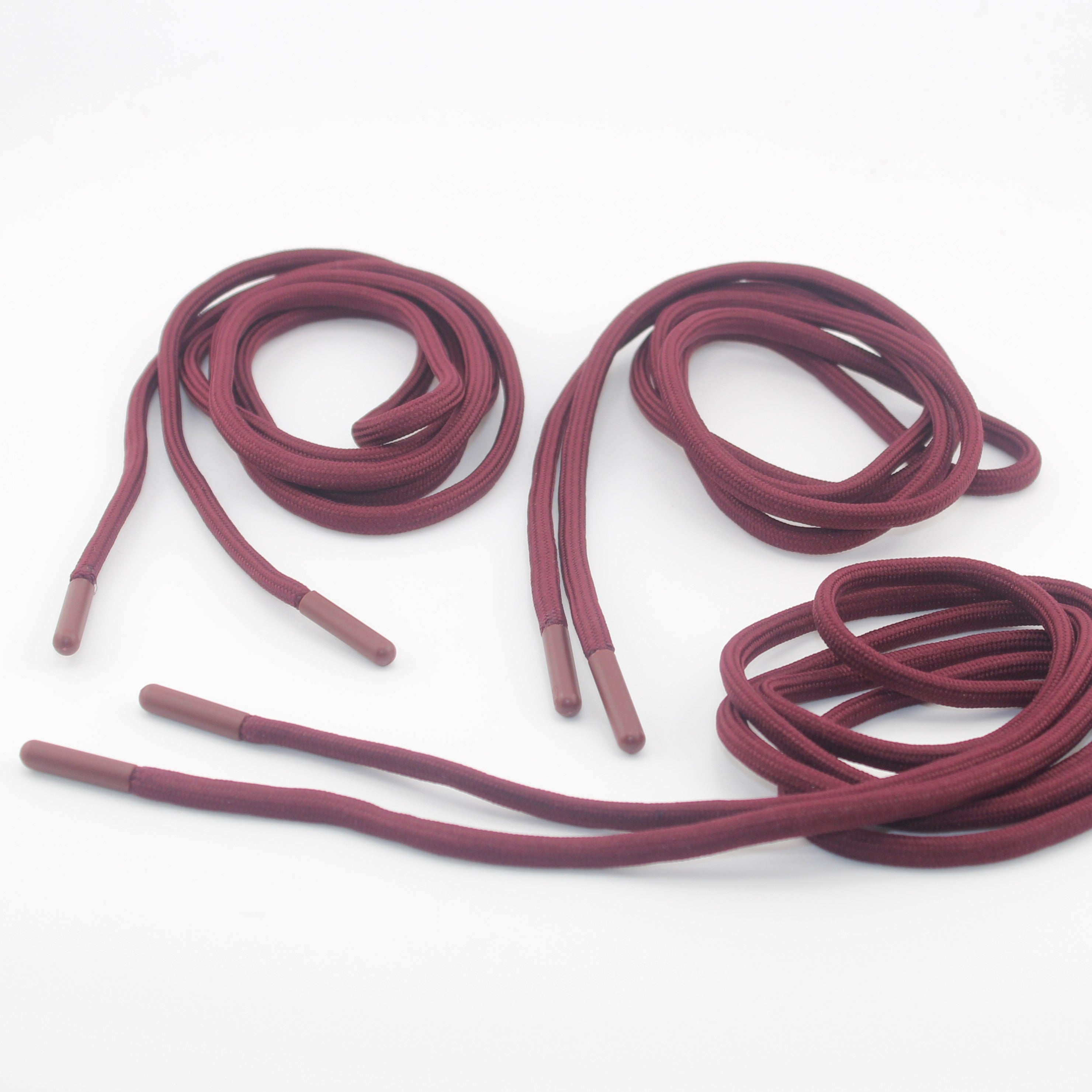 1 piece, 130cm / Ø5MM / Sweater / Trousers Plain Cord with Plastic Cord Ends #COR4008