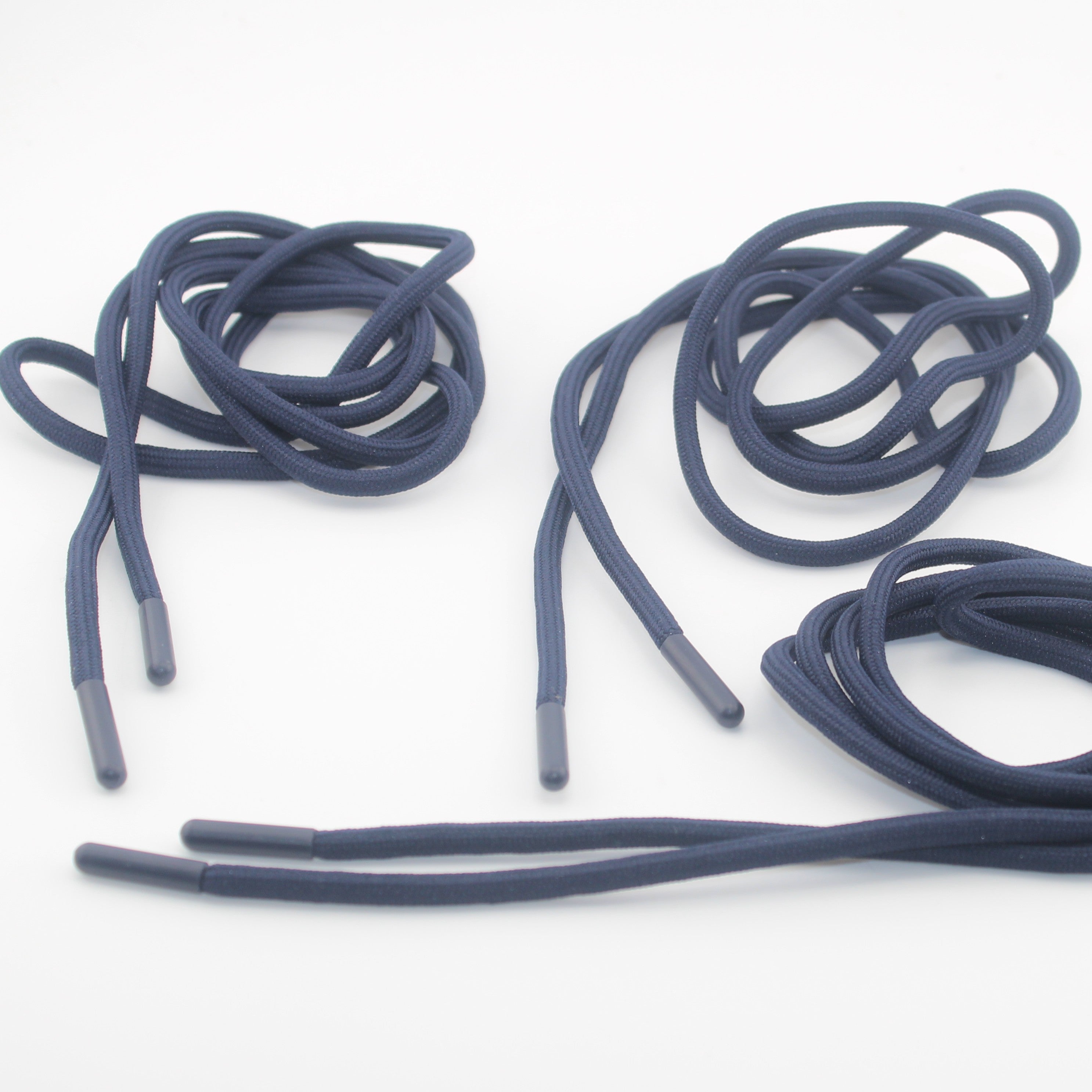 1 piece, 130cm / Ø5MM / Sweater / Trousers Plain Cord with Plastic Cord Ends #COR4008