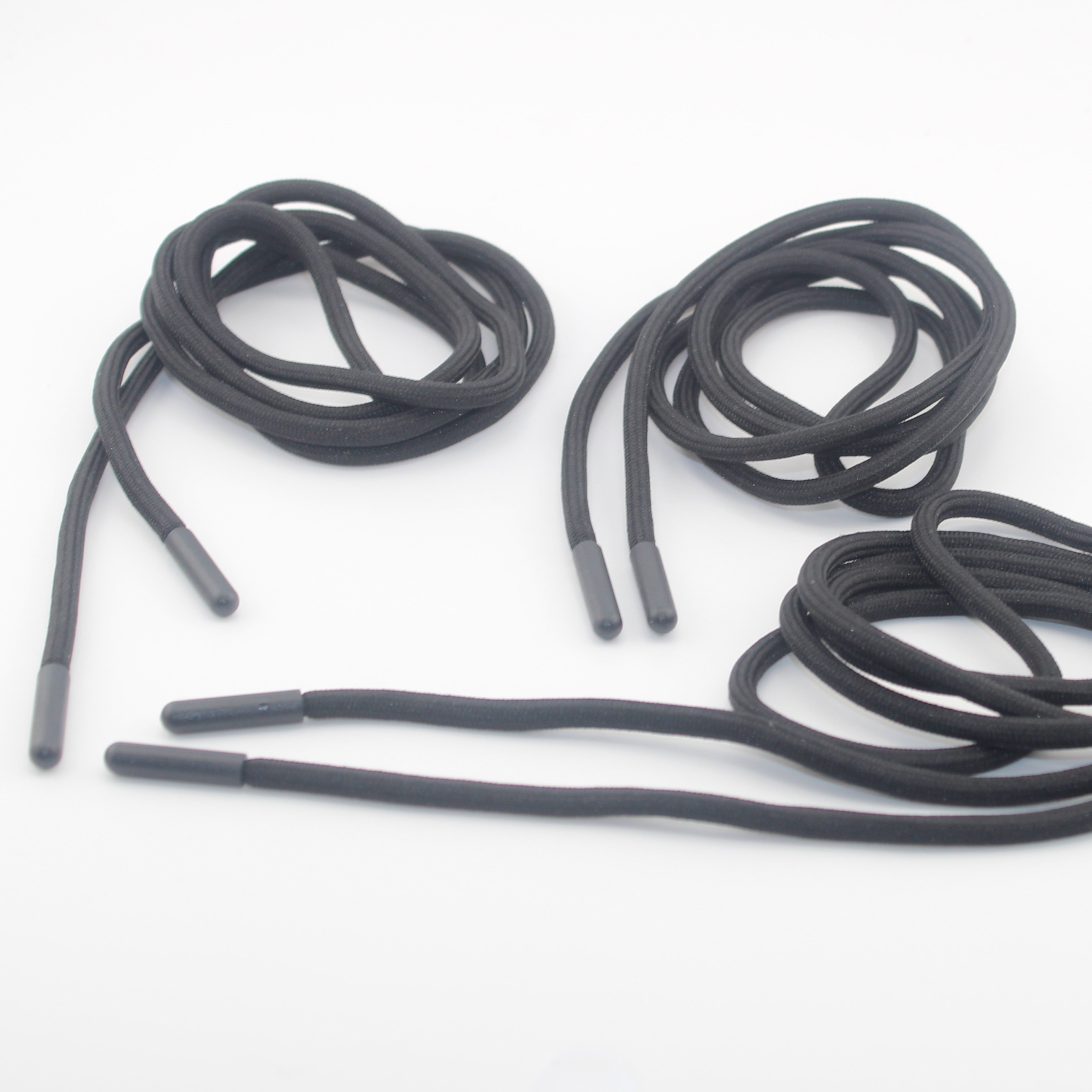 1 piece, 130cm / Ø5MM / Sweater / Trousers Plain Cord with Plastic Cord Ends #COR4008