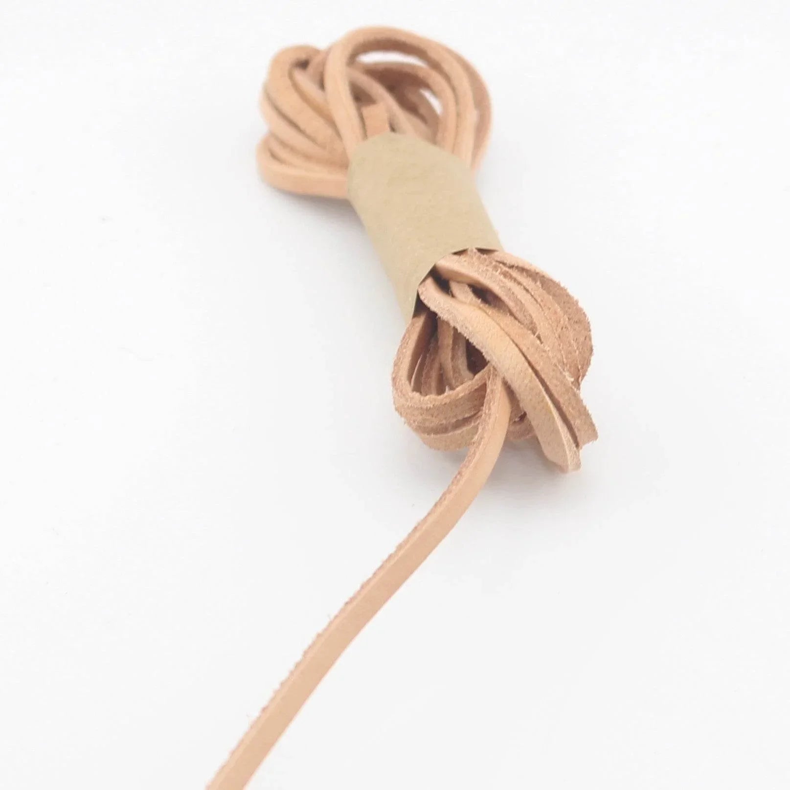 2 meters Real Leather Ribbon, 2mm Thick, available in 3mm, 6mm, 10mm or 15mm - ACCESSOIRES LEDUC BV