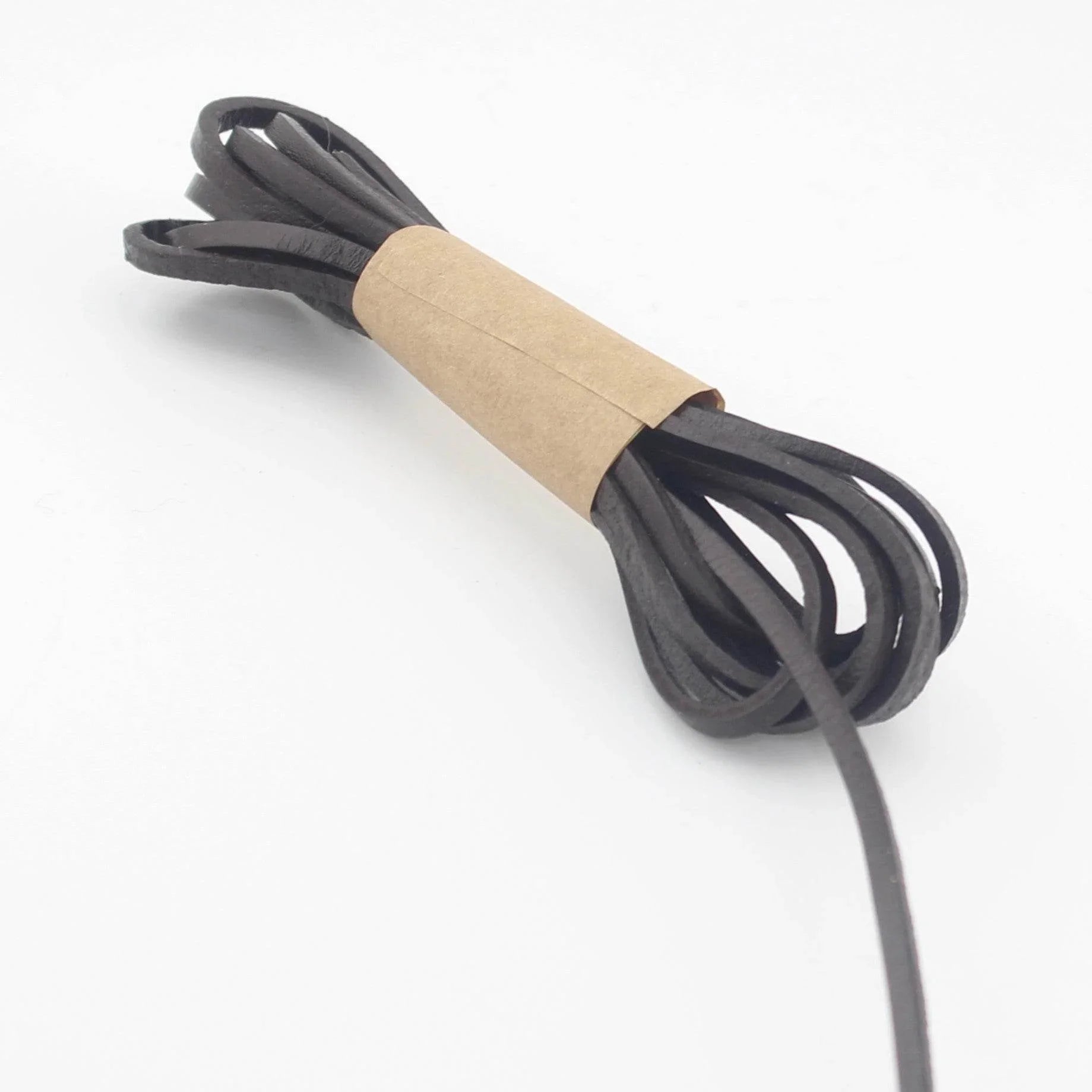 2 meters Real Leather Ribbon, 2mm Thick, available in 3mm, 6mm, 10mm or 15mm - ACCESSOIRES LEDUC BV