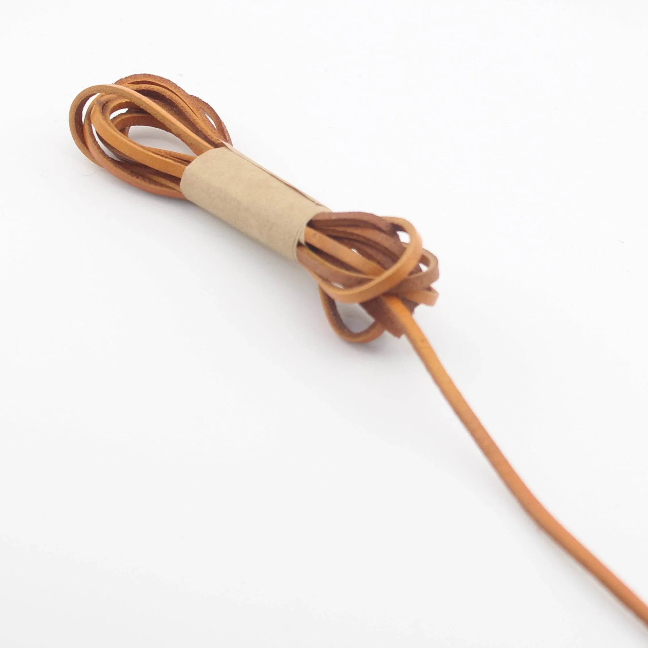 2 meters Real Leather Ribbon, 2mm Thick, available in 3mm, 6mm, 10mm or 15mm - ACCESSOIRES LEDUC BV