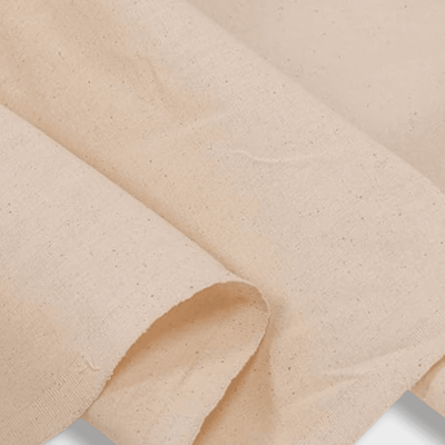 4 Meters 100% COTTON CALICOT FABRIC, Width 160CM, Weight 300gr/m² Colour ecru NATURAL - ACCESSOIRES LEDUC BV