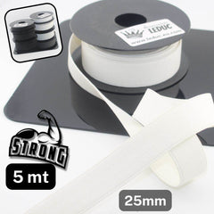 5 meters Super Strong Elastic - High Tension - Black or White available in sizes 20mm 25mm or 30mm #ELCOT