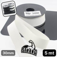 5 meters Super Strong Elastic - High Tension - Black or White available in sizes 20mm 25mm or 30mm #ELCOT