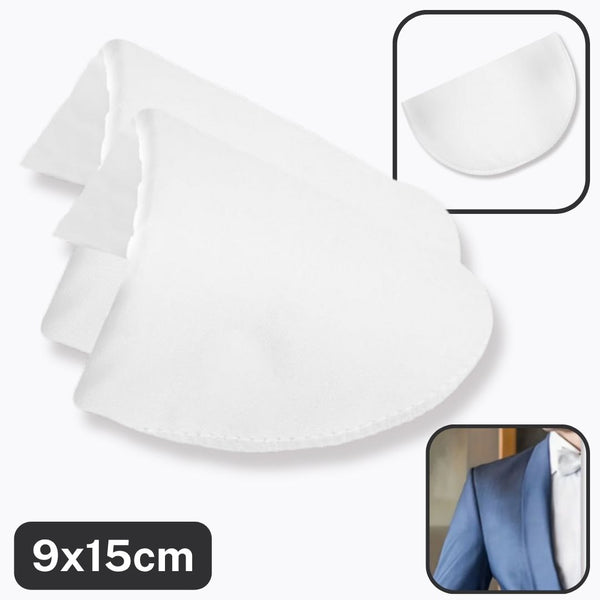 1 pair of Shoulder Pads, in Black or White, size 9x15cm