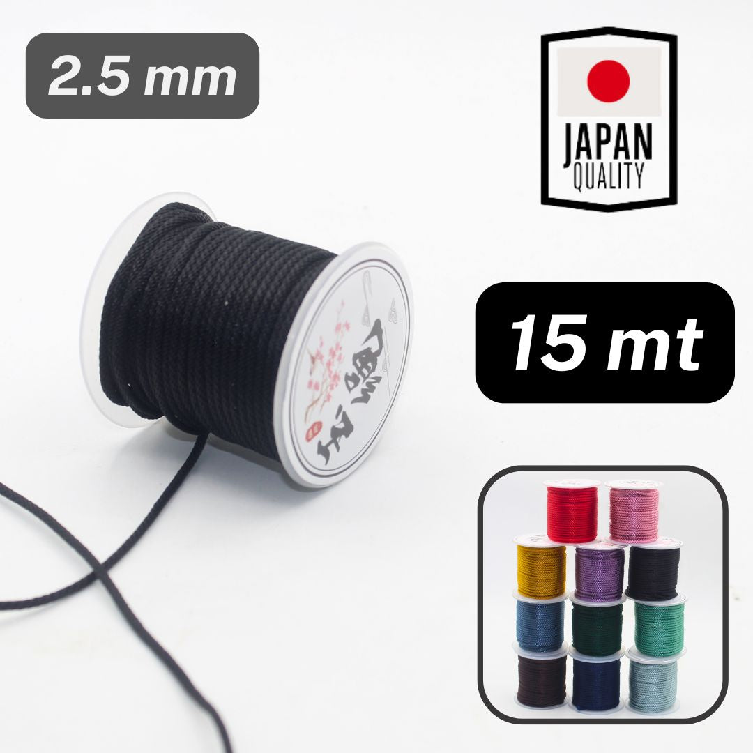 Roll of 15 meters Extra Strong Cord 2.5mm Japanese Quality