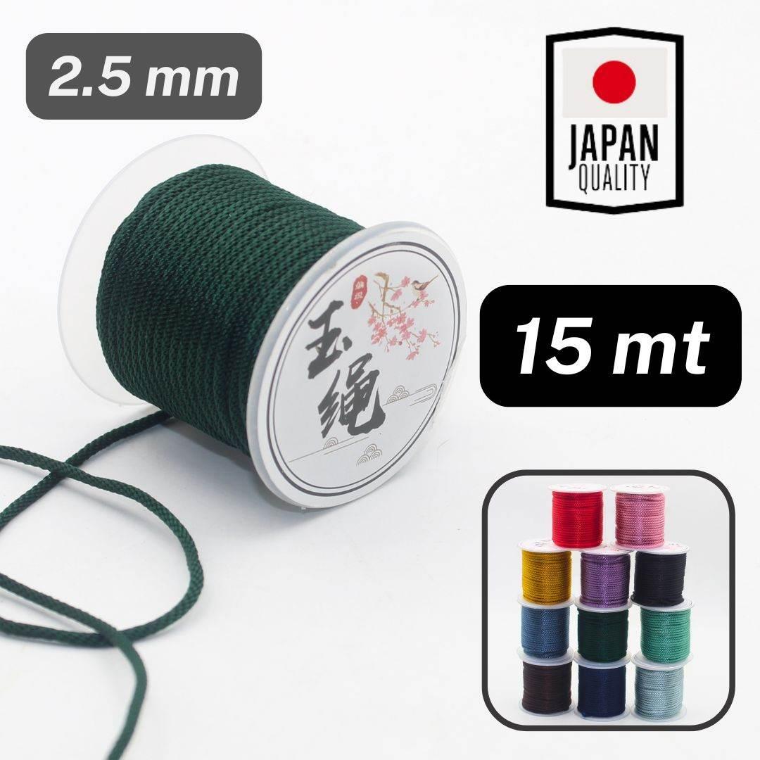 Roll of 15 meters Extra Strong Cord 2.5mm Japanese Quality - ACCESSOIRES LEDUC BV