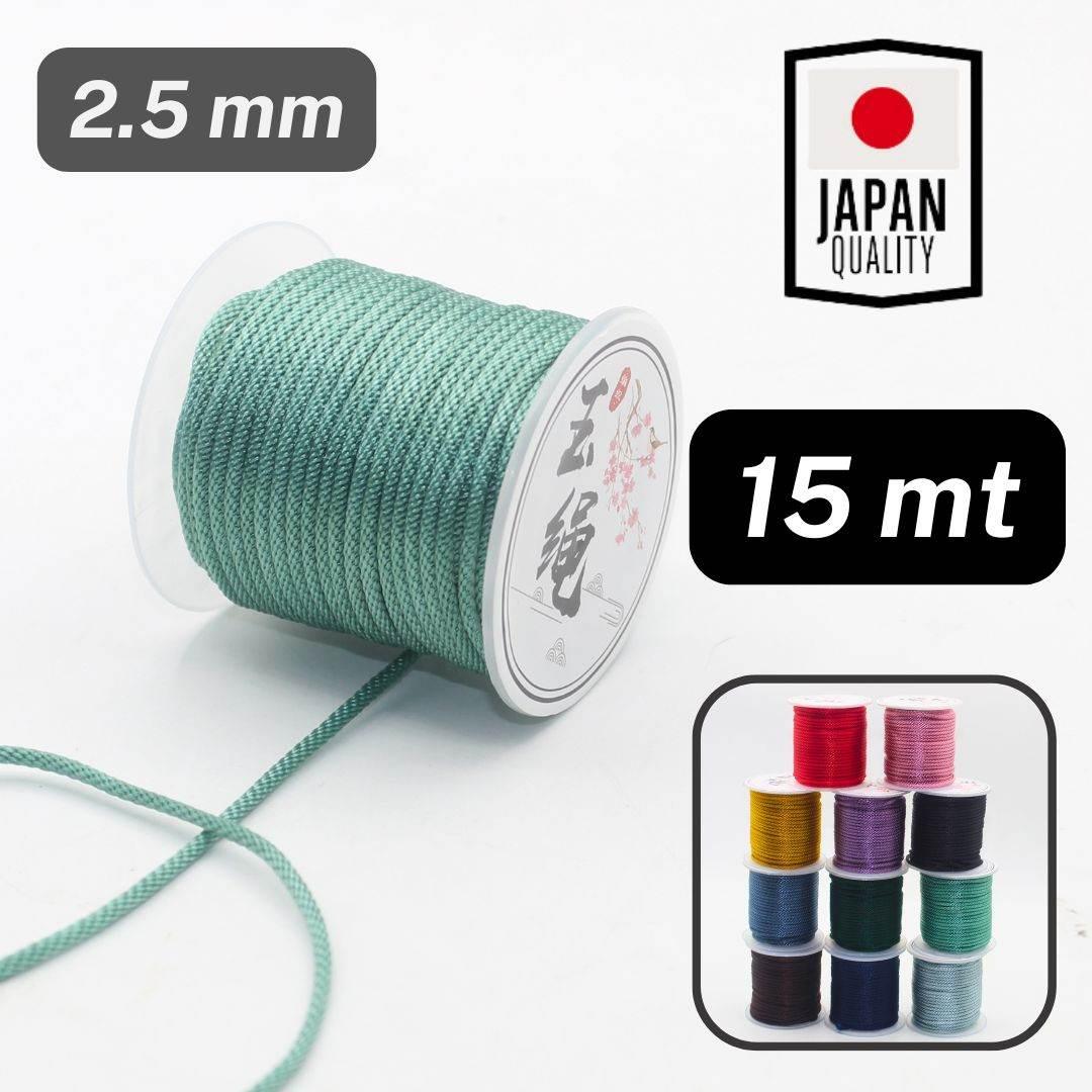 Roll of 15 meters Extra Strong Cord 2.5mm Japanese Quality - ACCESSOIRES LEDUC BV