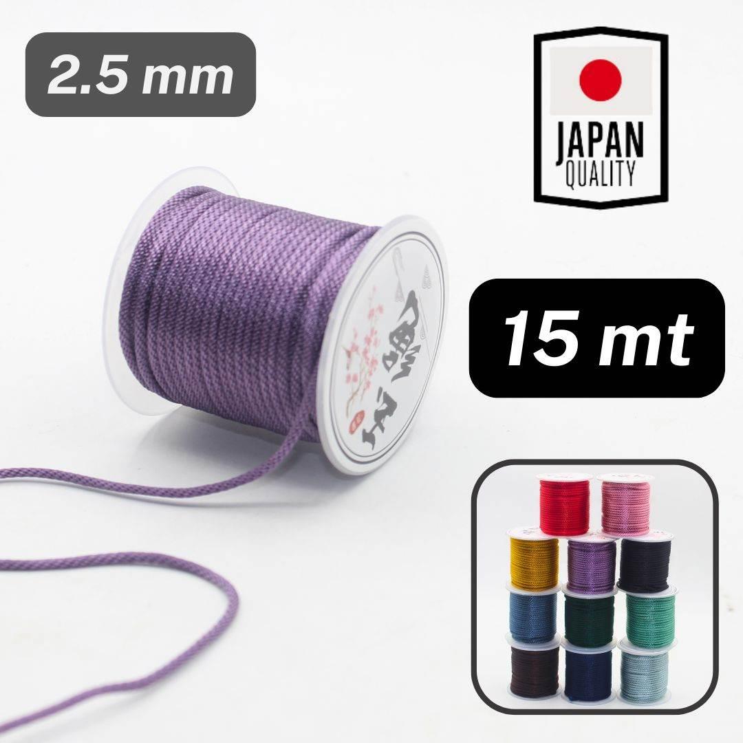 Roll of 15 meters Extra Strong Cord 2.5mm Japanese Quality - ACCESSOIRES LEDUC BV