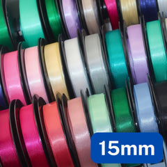 Deluxe Double Sided Satin 15mm - 25 meters