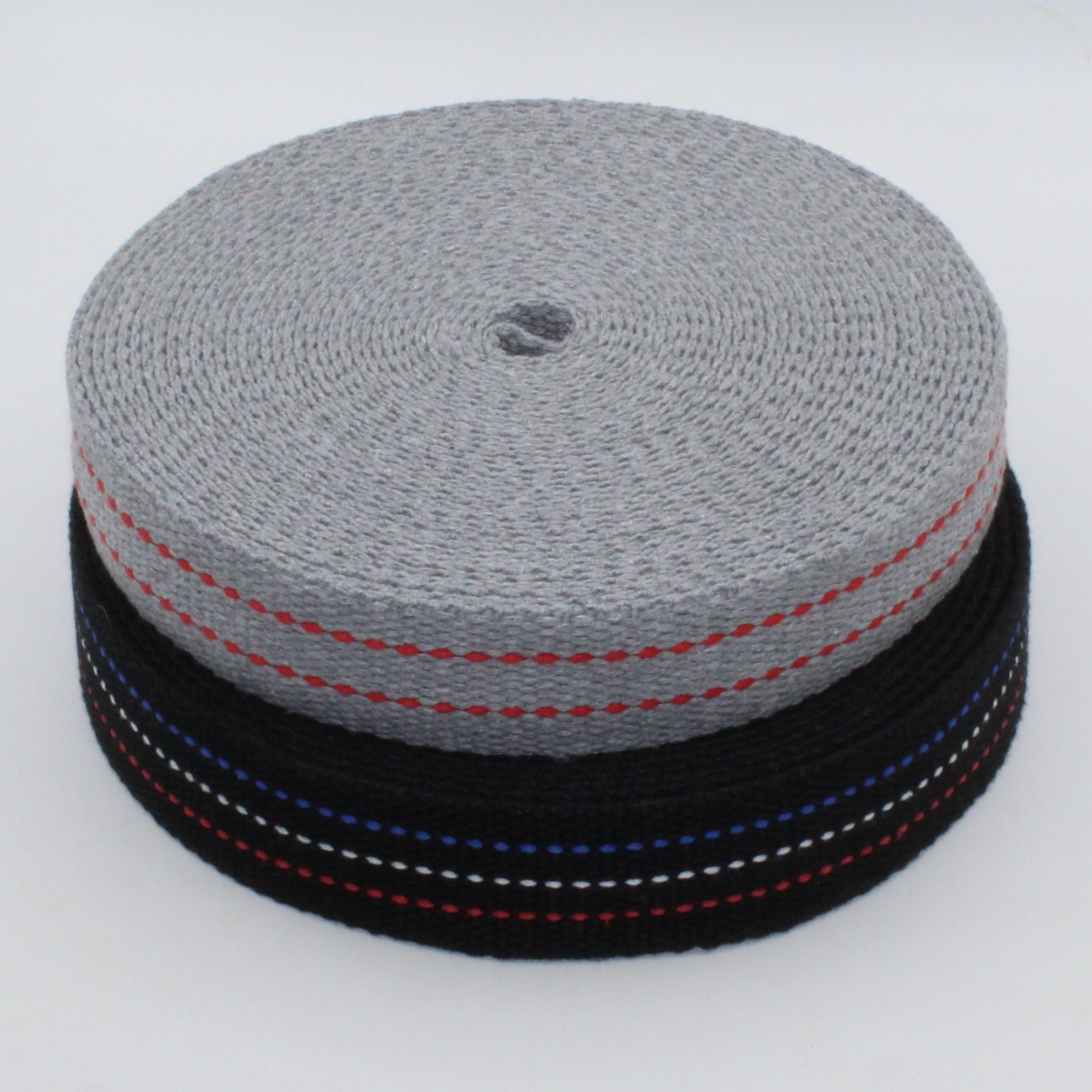 Nastro con cucitura colorata 30mm 5m per cinghie di borse e cinture
