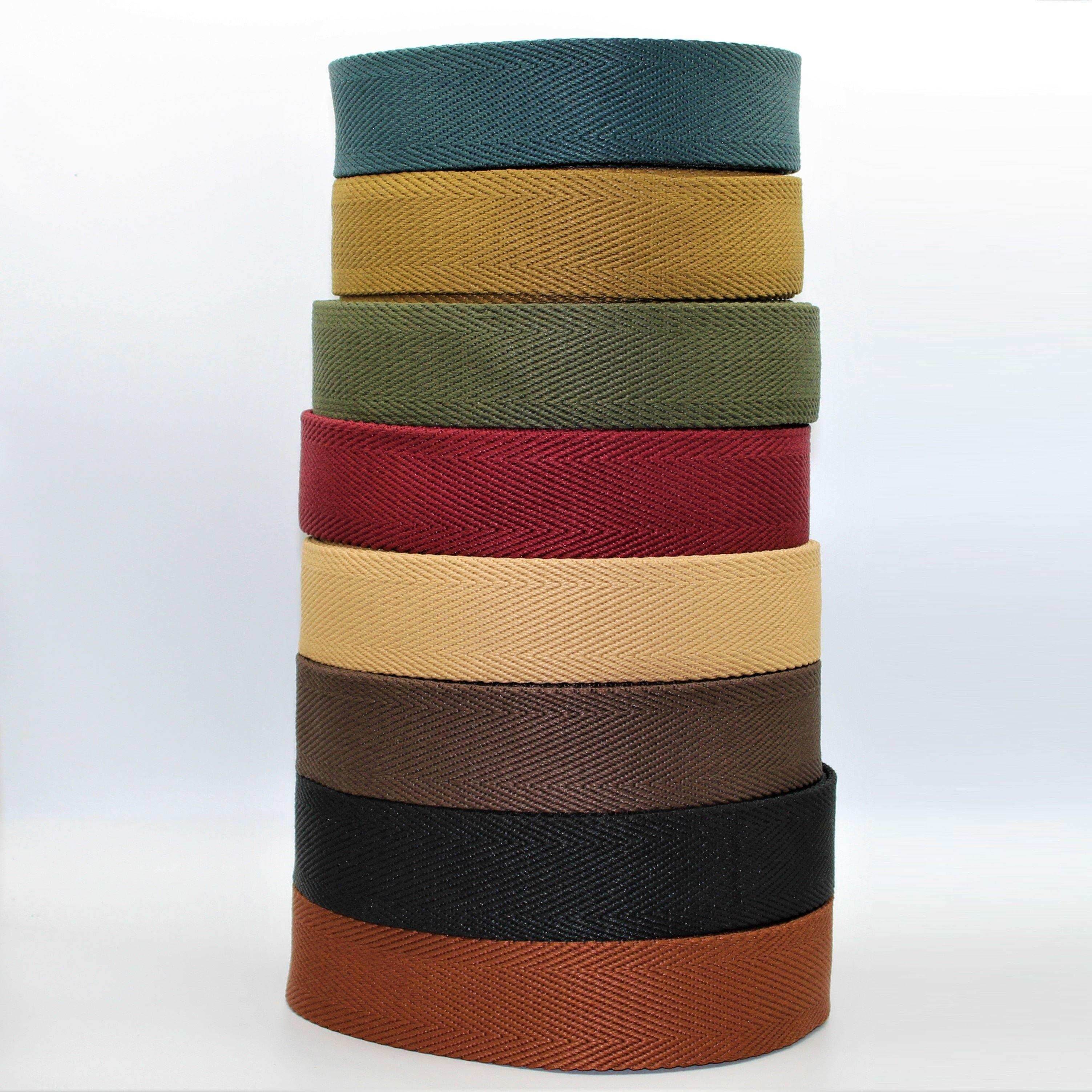 5 meters Classic Herringbones Webbing 38mm #RUB1945 - ACCESSOIRES LEDUC BV