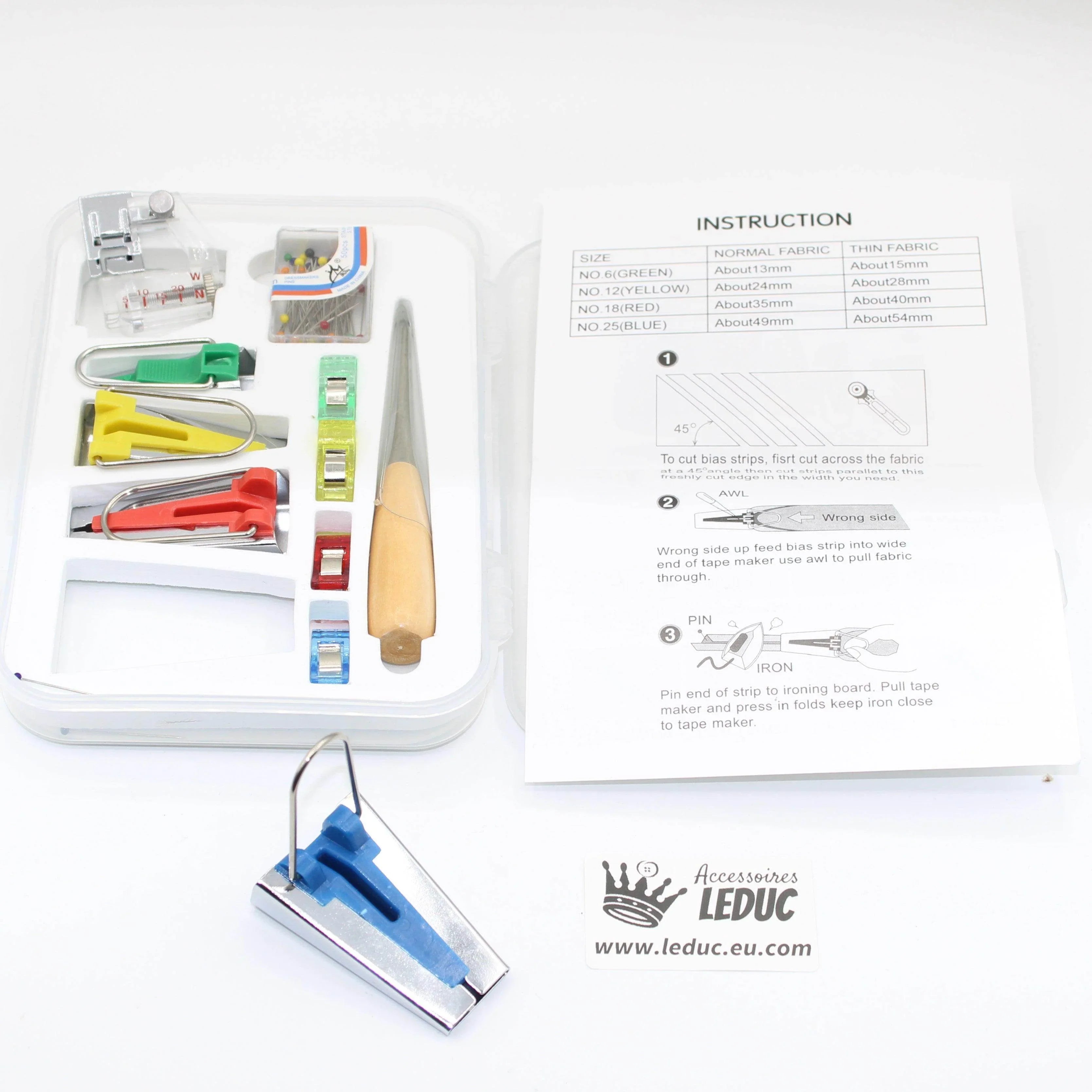 Bias Making Sets of Tools - ACCESSOIRES LEDUC BV