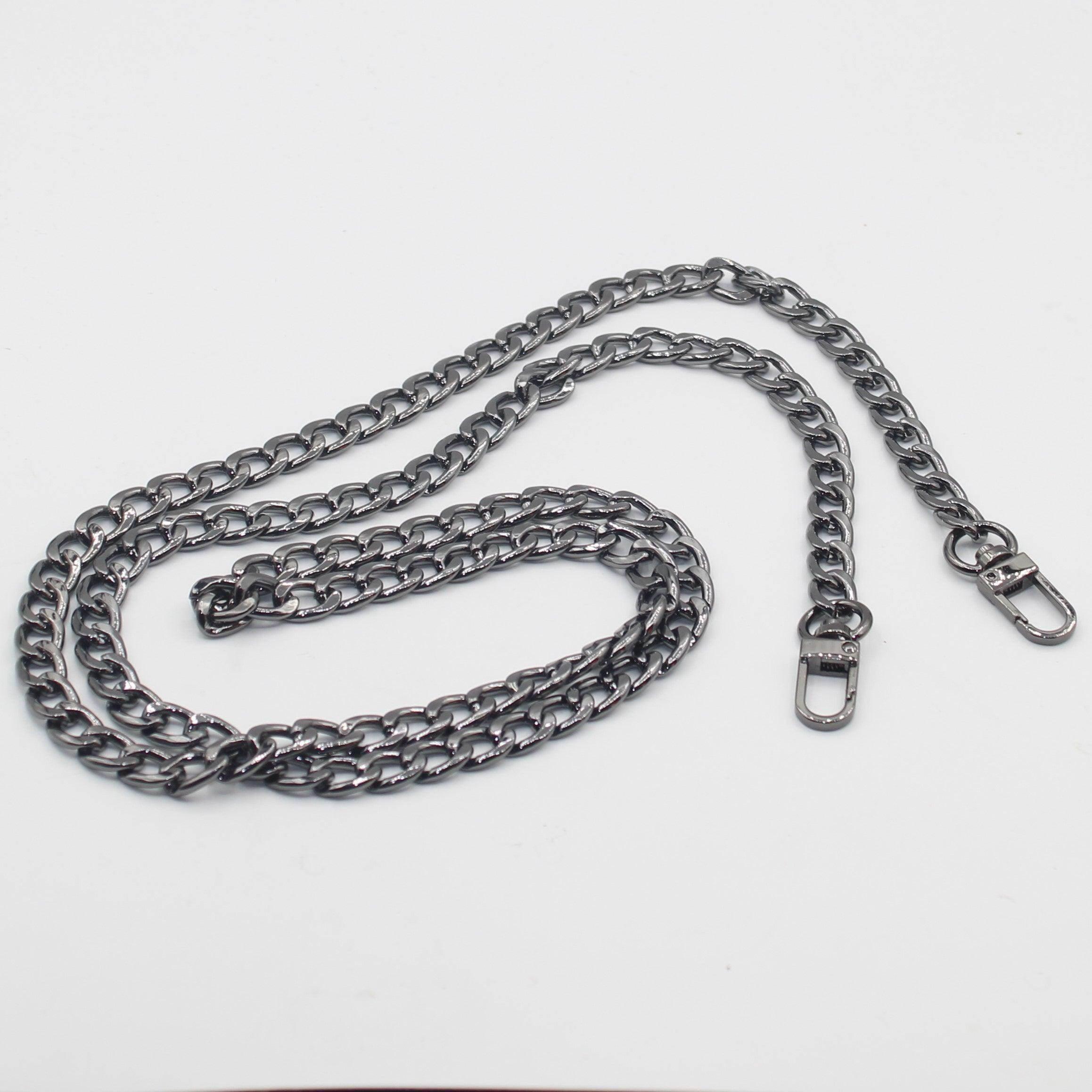 100cm long Chain with Lobsters (rings 14mm long, 10mm high) #CHAIN538 - ACCESSOIRES LEDUC BV