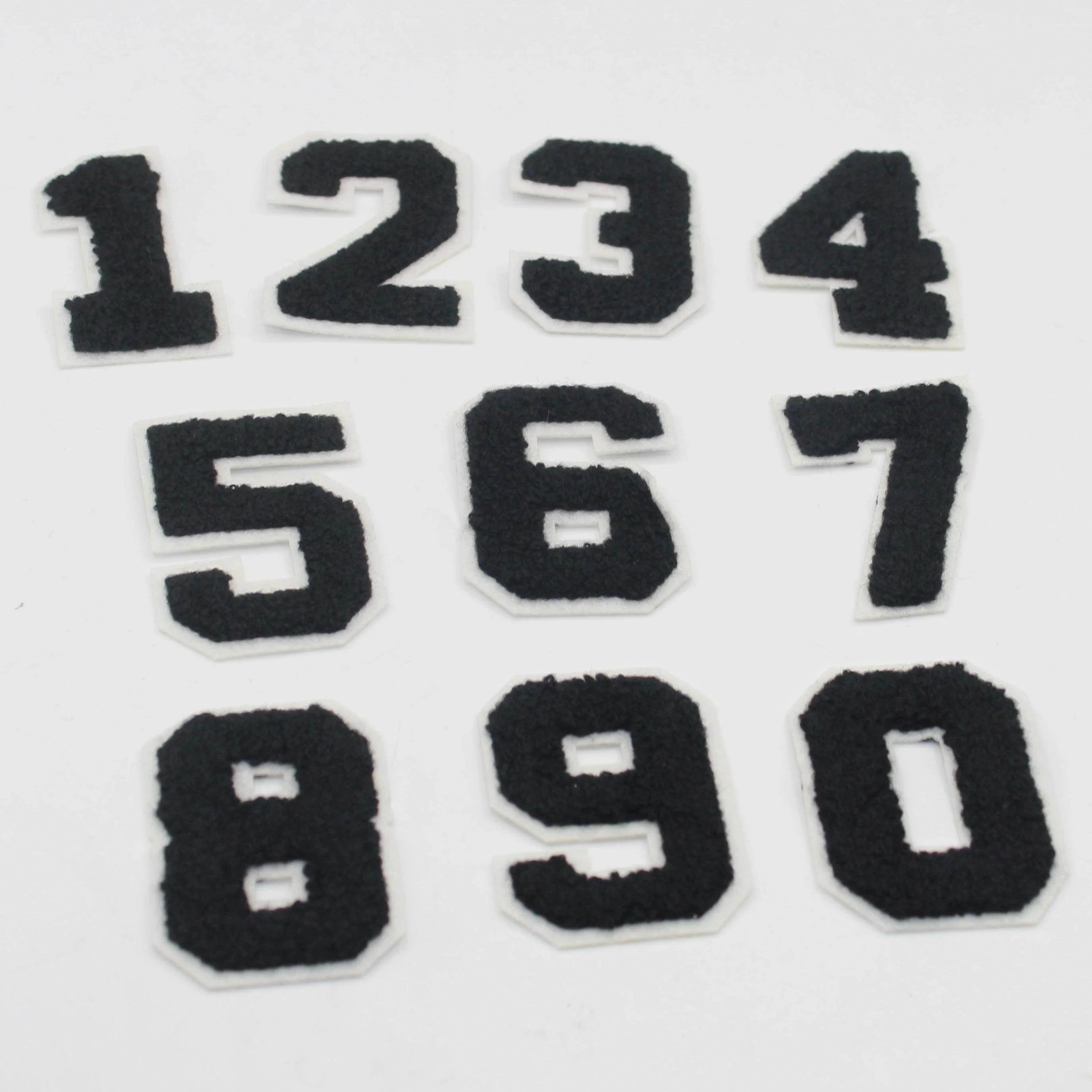 Set of Letters/Numbers Patches to customize your Clothes, Jacket, Bags,etc., Iron-on #HAB1x009 - ACCESSOIRES LEDUC BV