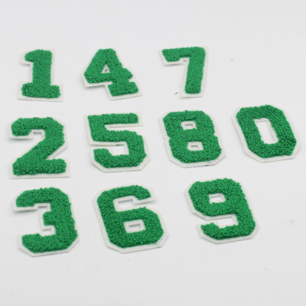 Juego de parches de letras/números para embellecer su ropa, chaqueta, bolsos, etc., accesorios para planchar Leduc