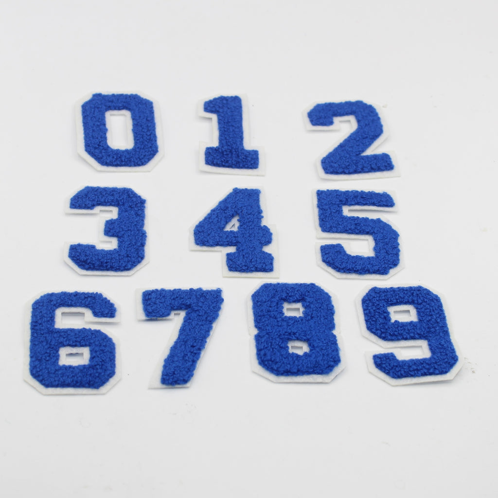 Set di toppe con lettere/numeri per abbellire vestiti, giacche, borse, ecc., termoadesivi Leduc