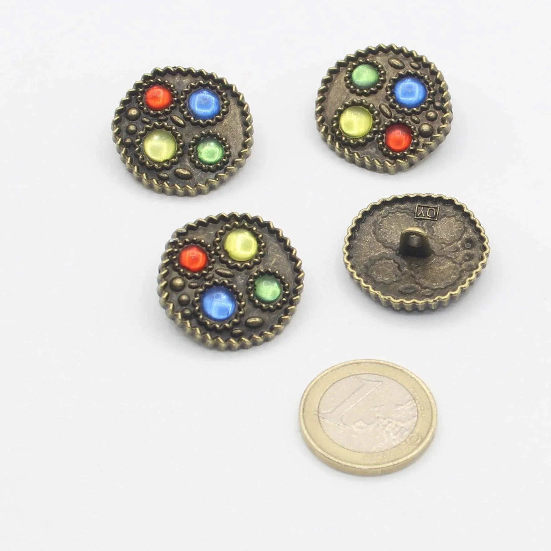 Strass Shank Buttons #VBN64X - ACCESSOIRES LEDUC BV