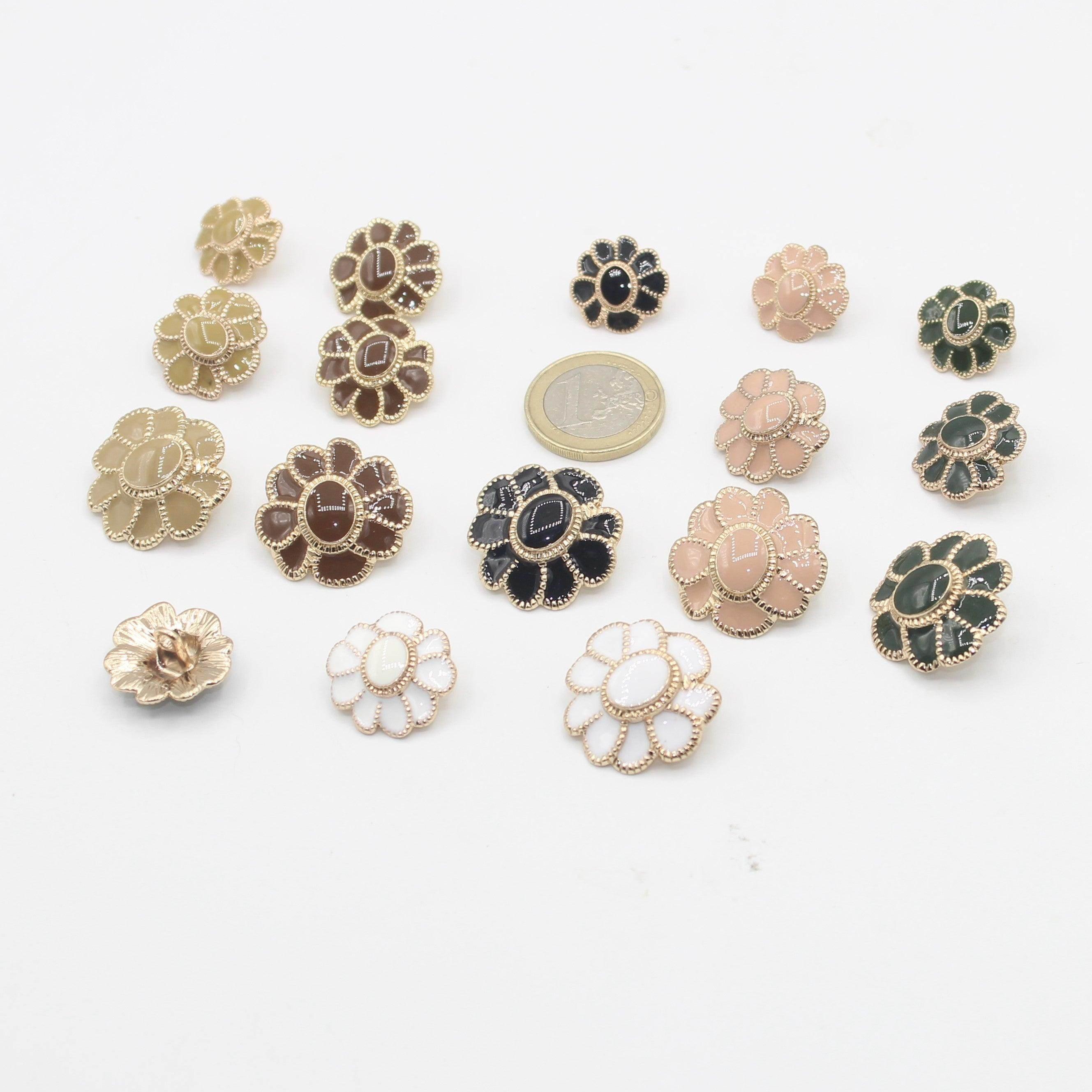 Strass Shank Buttons #VBN64X - ACCESSOIRES LEDUC BV