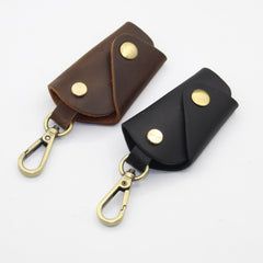 Deluxe Key Holder in Real Leather Black or Brown - ACCESSOIRES LEDUC BV