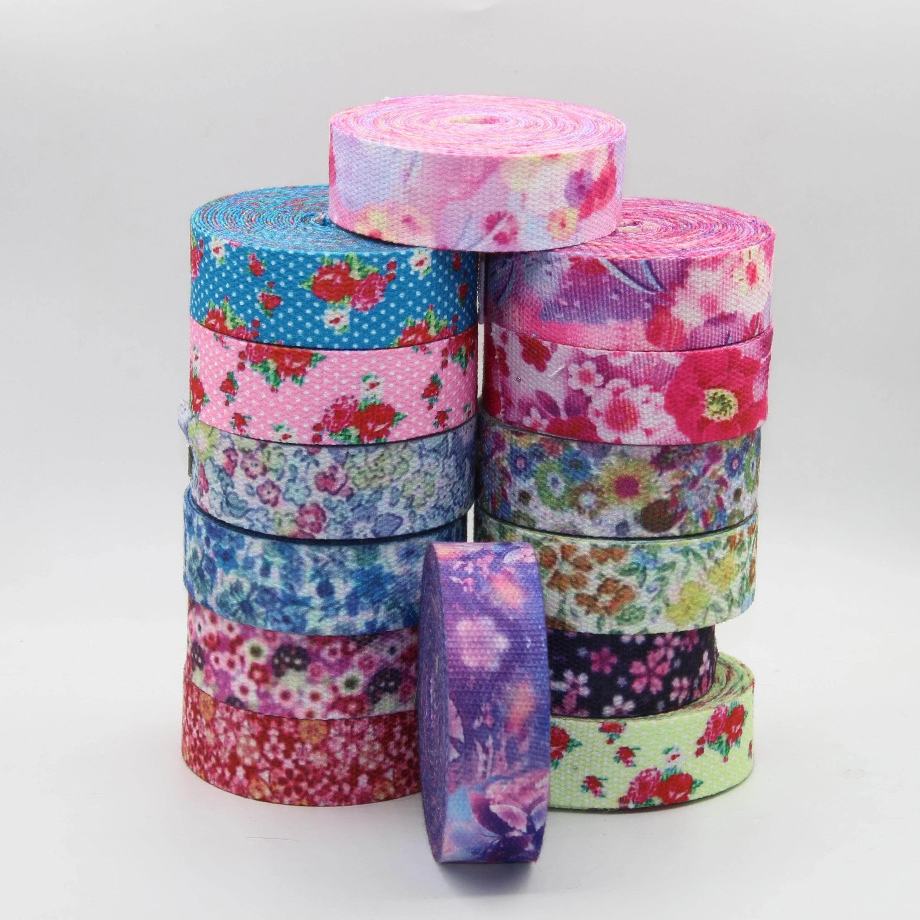 30mm Fancy Printed Cotton Webbing 5mt/10mt #RUB3520 - ACCESSOIRES LEDUC BV