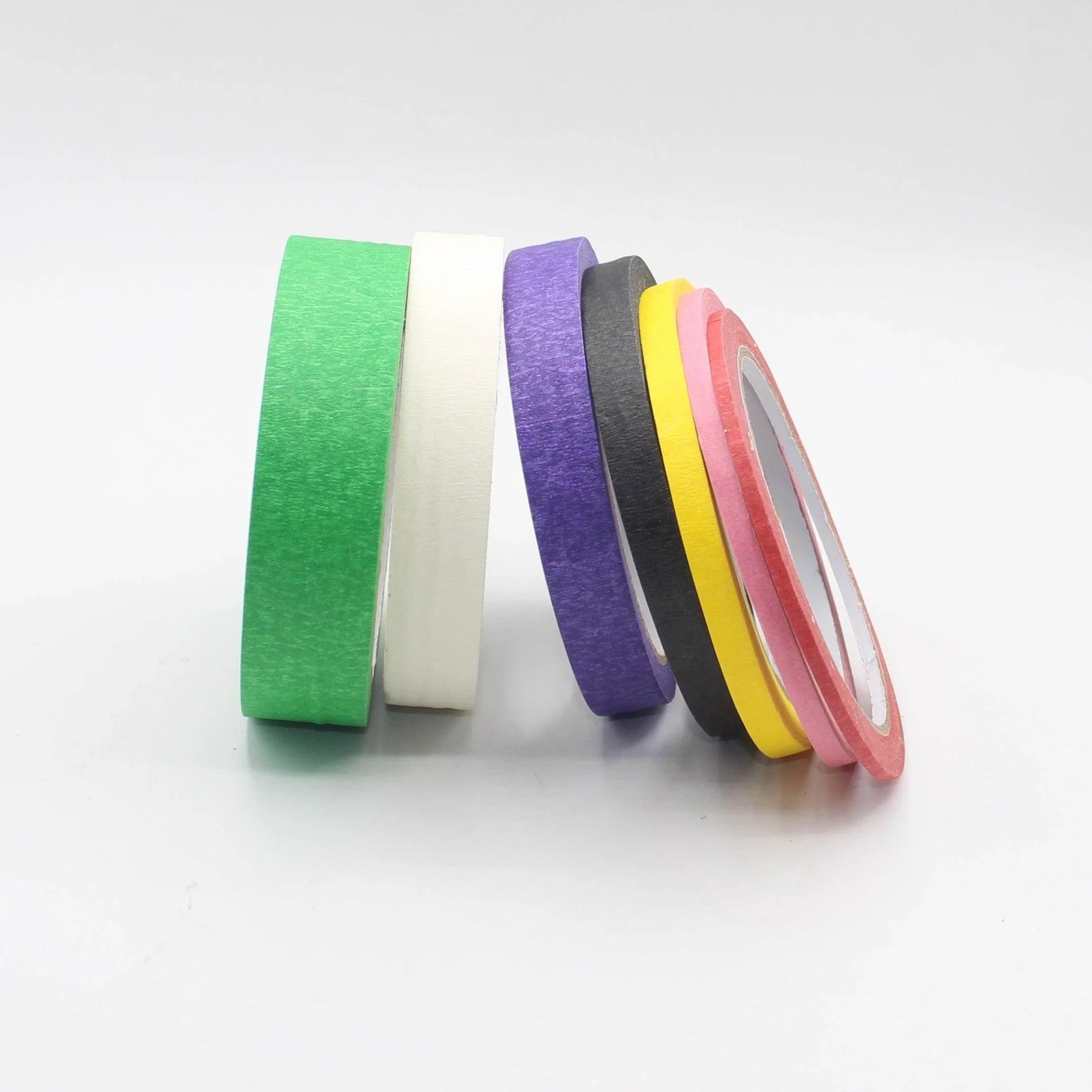 Set of 7 Rolls of Bolduc / Masking tape - 7x20meters - ACCESSOIRES LEDUC BV