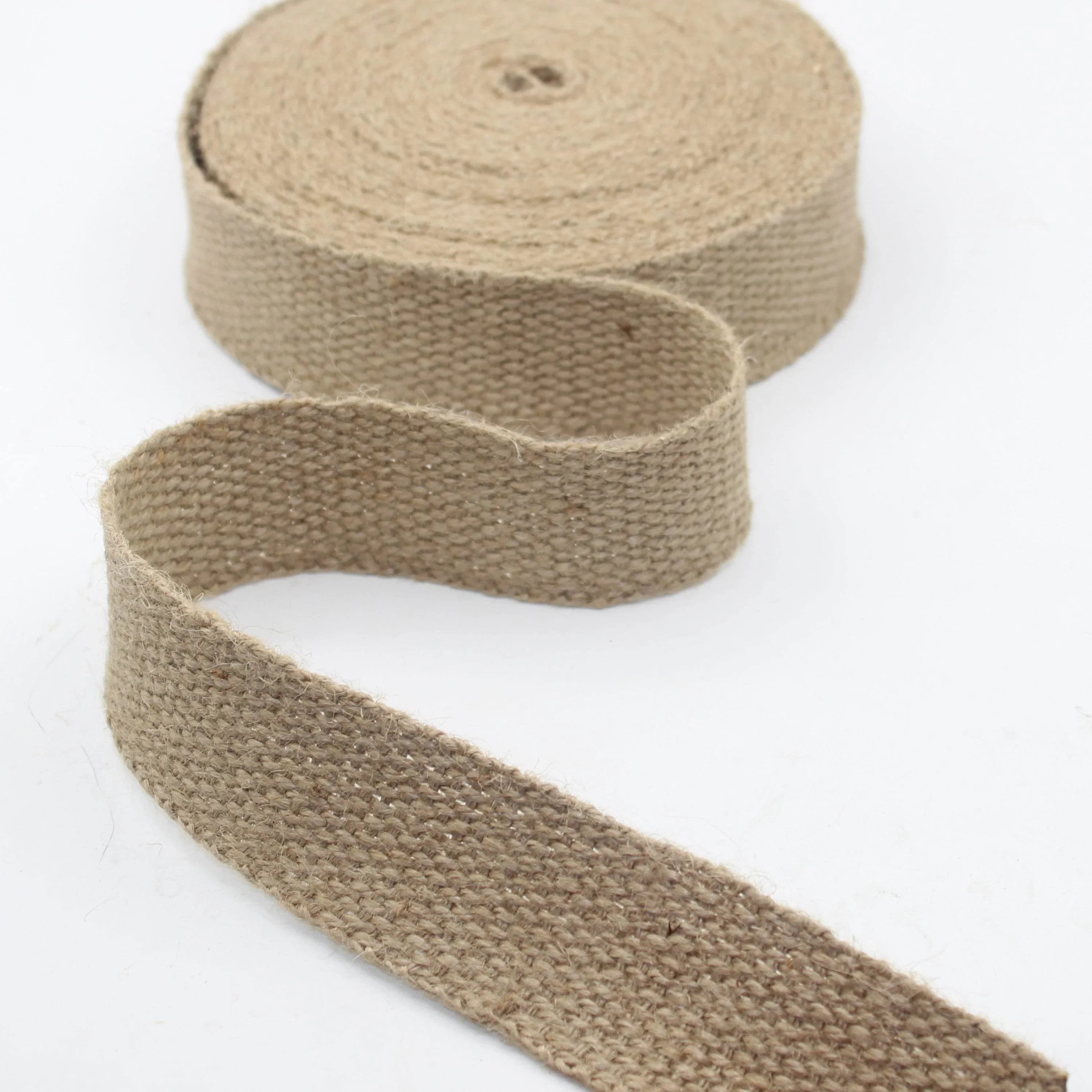5 meters Jute Webbing available in 40mm, 50mm or 70mm #RUB3569 - ACCESSOIRES LEDUC BV