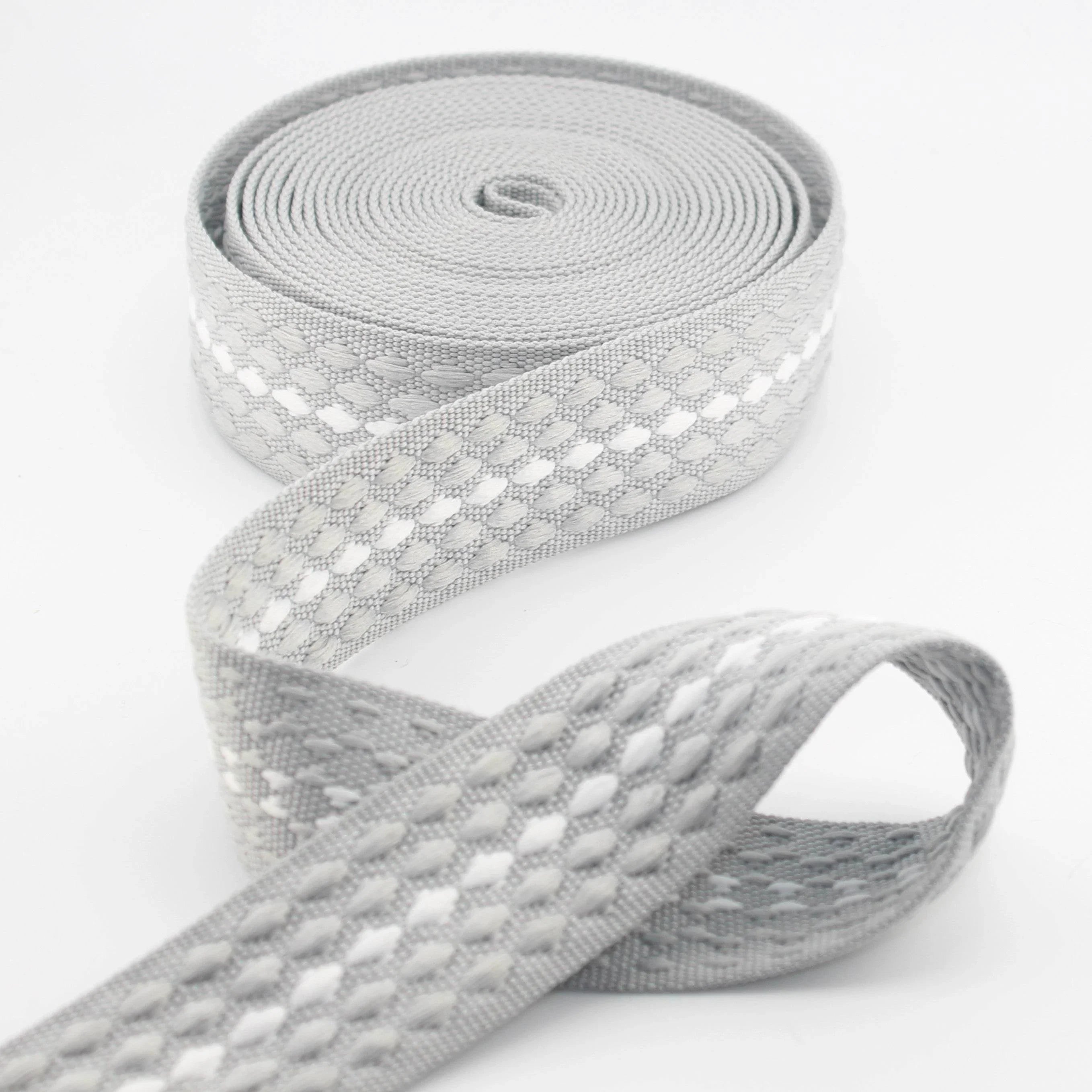 5 meters Dots Design Webbing 38mm #RUB3578 - ACCESSOIRES LEDUC BV