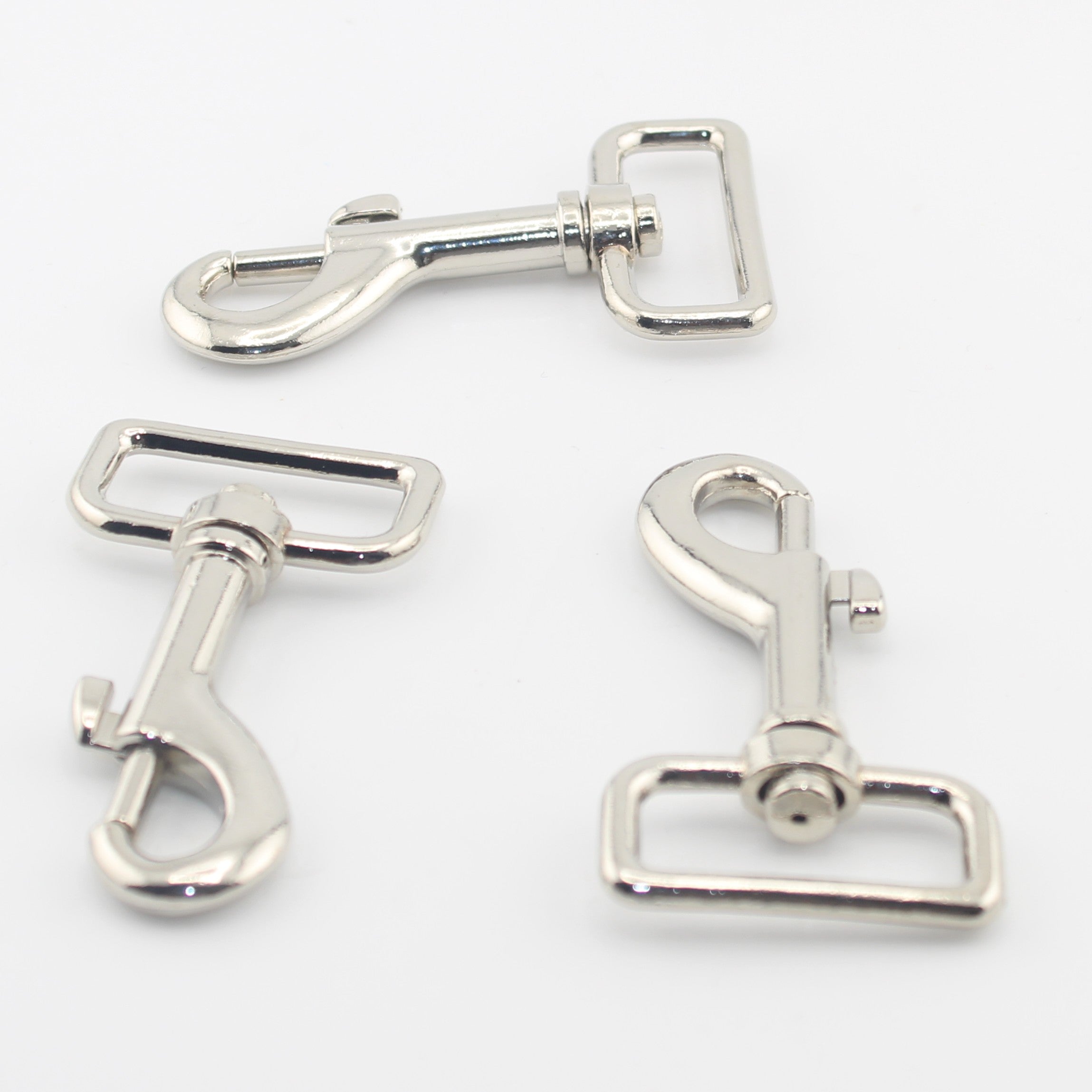 Set of 3 Large Snap Hooks (Lobster Buckles) - for tapes up to 30mm