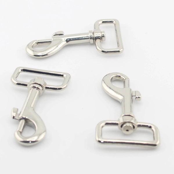 Set of 3 Large Snap Hooks (Lobster Buckles) - for tapes up to 30mm - ACCESSOIRES LEDUC BV