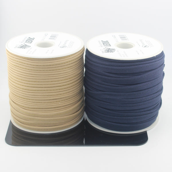 100 Meter Roll Cotton Piping Navy or Beige - Made in Italy