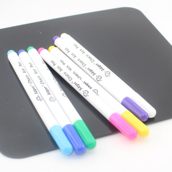 Water Erasable Textile Pen available in Blue, Light Blue, Green, Pink, Yellow, Purple or White