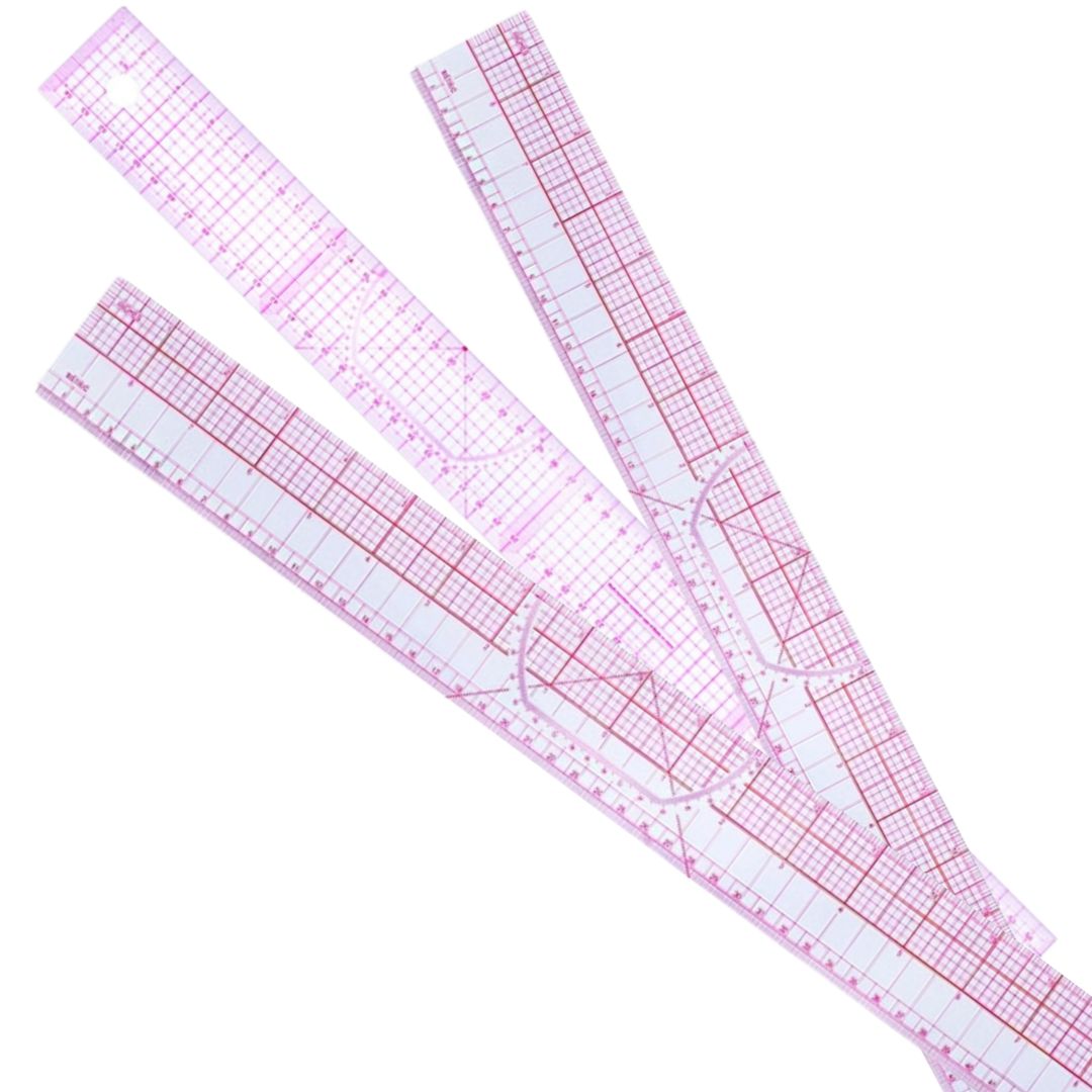 Multi-Purpose Grader’s Ruler, Flexible - 45,55 or 60cm - Japanese Ruler - Multi Function Numeral Ruler