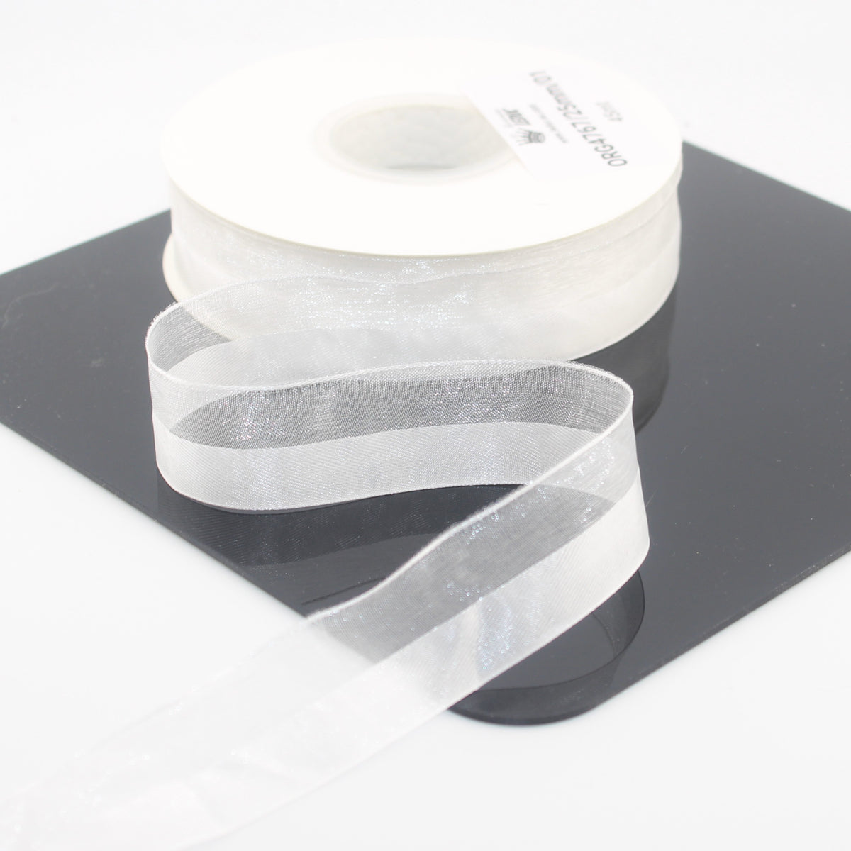 45 meters 25mm Half Satin and Half Organza Ribbon #ORG4767