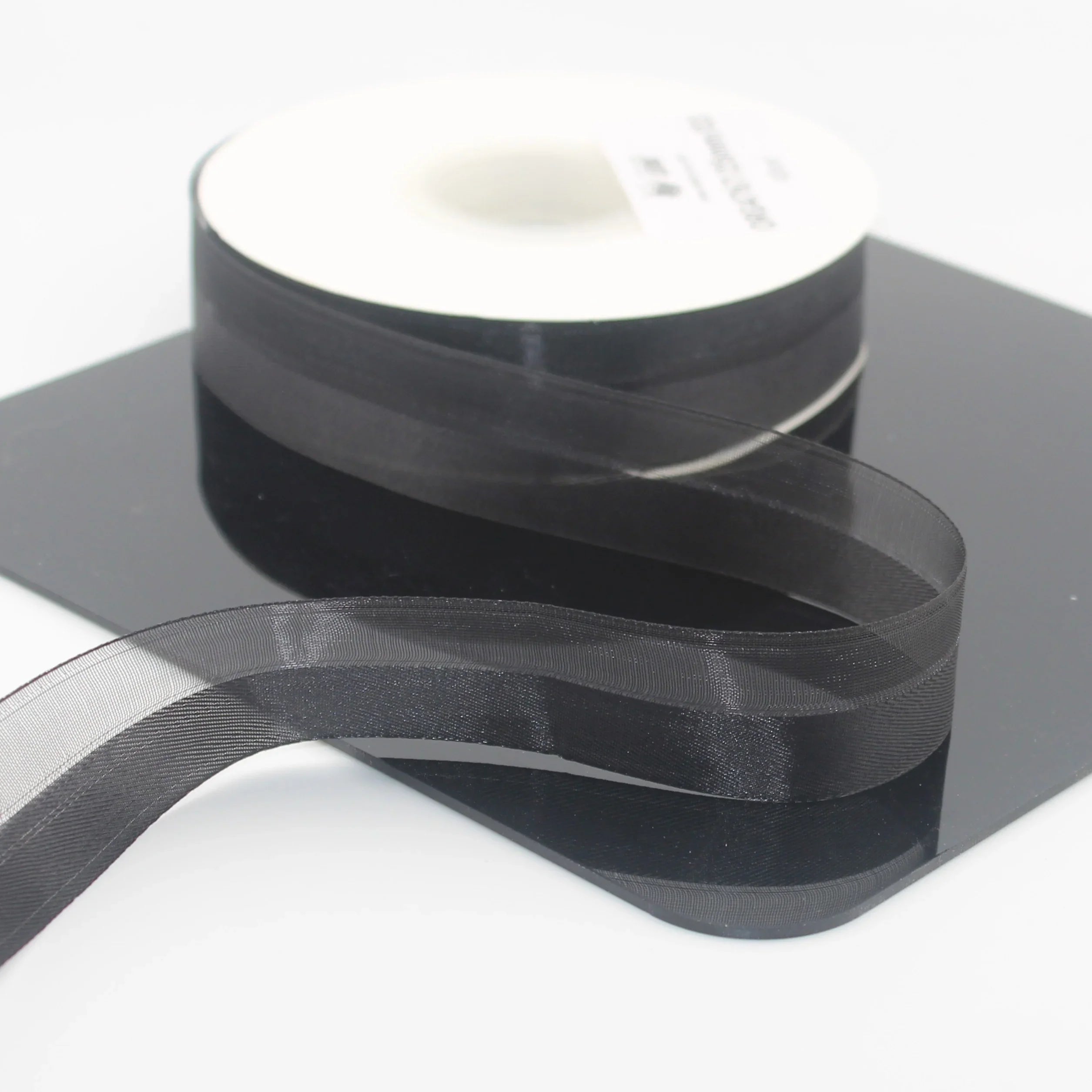 40 meters 25mm Half Satin and Half Organza Ribbon #ORG4767 - ACCESSOIRES LEDUC BV