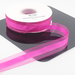 45 meters 25mm Organza Ribbon with Satin Center #ORG4768