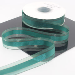 45 meters 25mm Organza Ribbon with Satin Center #ORG4768