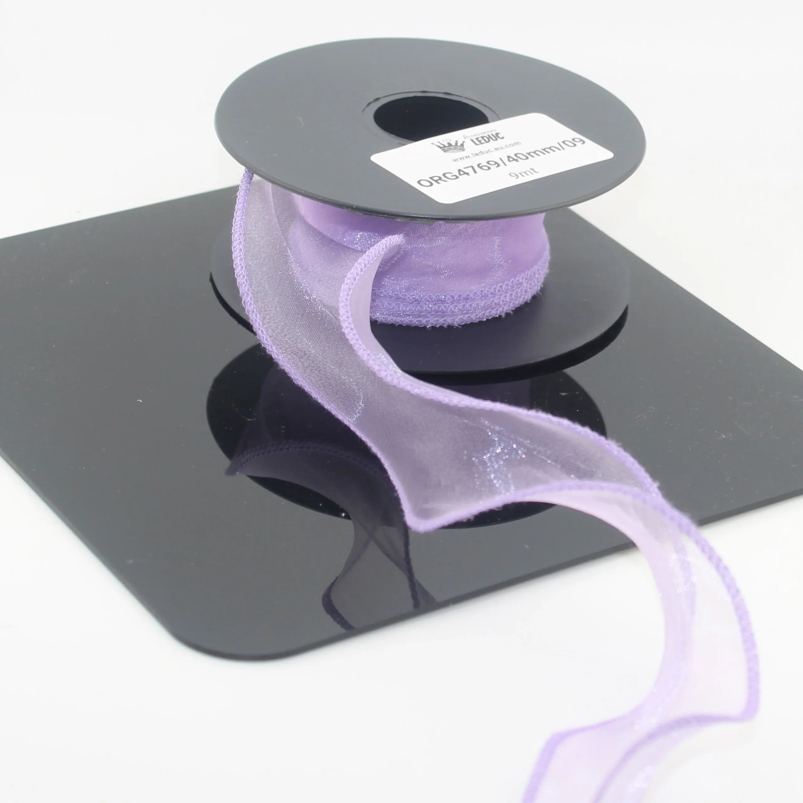 9 meters 40mm Corrugated Organza Ribbon #ORG4769 - ACCESSOIRES LEDUC BV