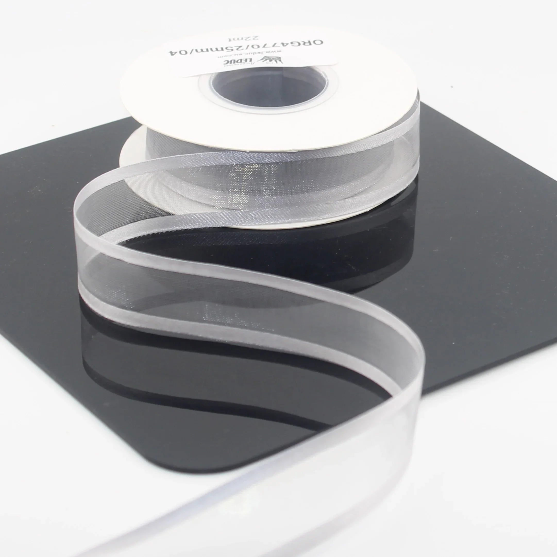 22 meters 25mm Organza Ribbon With Satin Edges #ORG4770 - ACCESSOIRES LEDUC BV