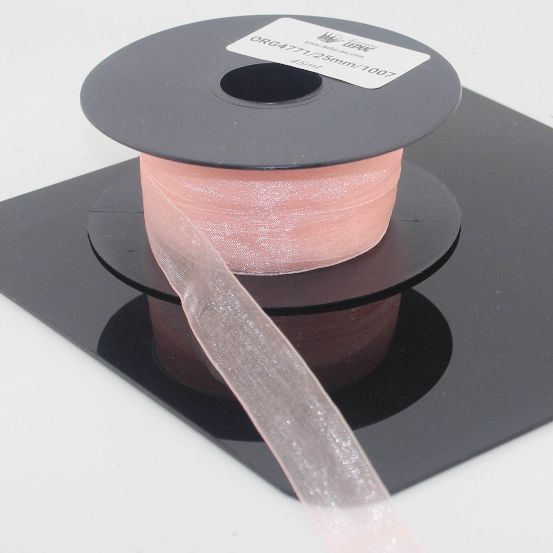 45 meters Organza Ribbon available in 20mm or 40mm ref #ORG4771 - ACCESSOIRES LEDUC BV