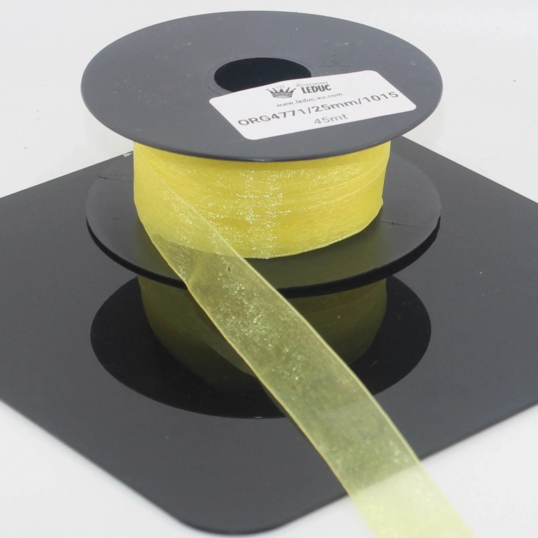 45 meters Organza Ribbon available in 20mm or 40mm ref #ORG4771 - ACCESSOIRES LEDUC BV