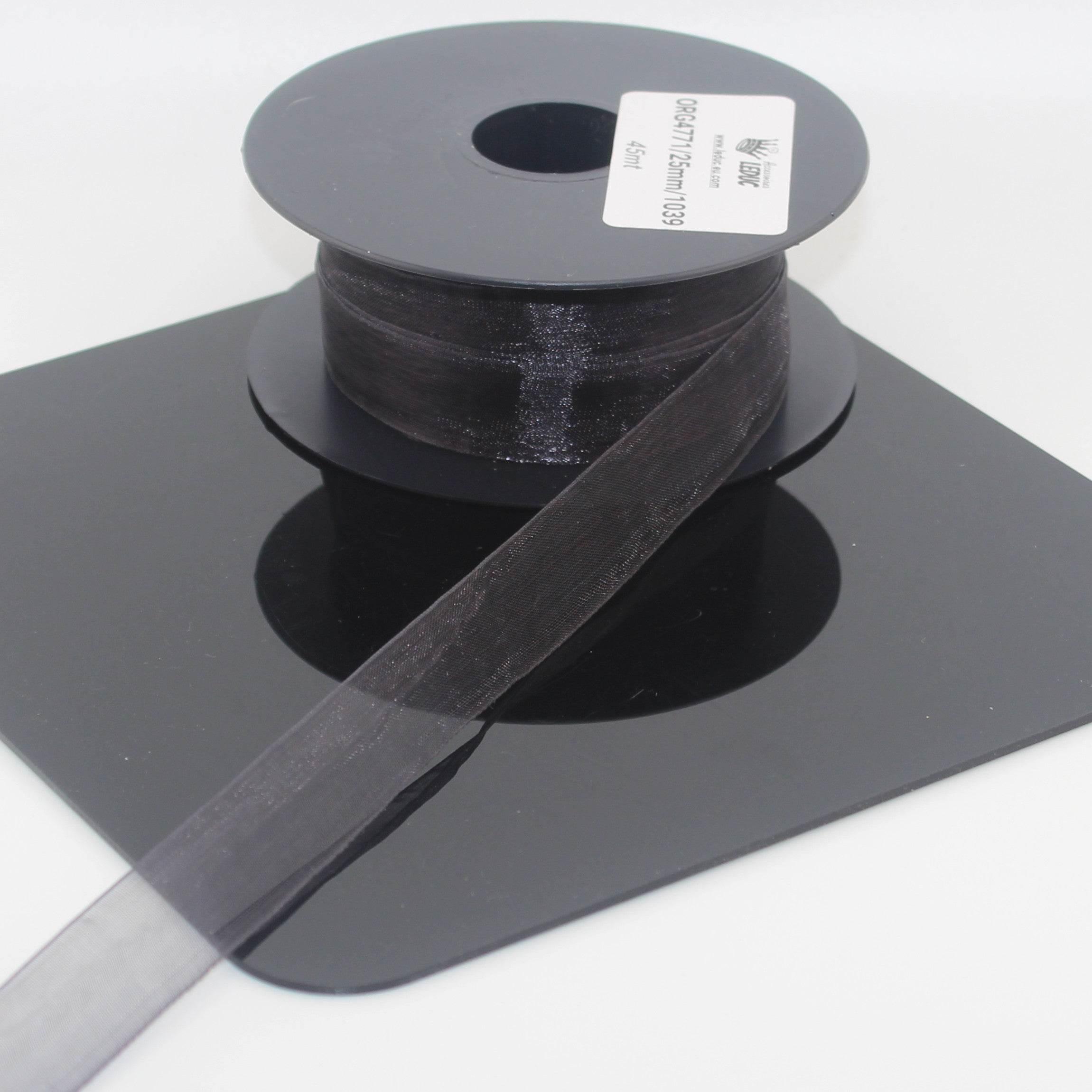 45 meters Organza Ribbon available in 20mm or 40mm ref #ORG4771 - ACCESSOIRES LEDUC BV