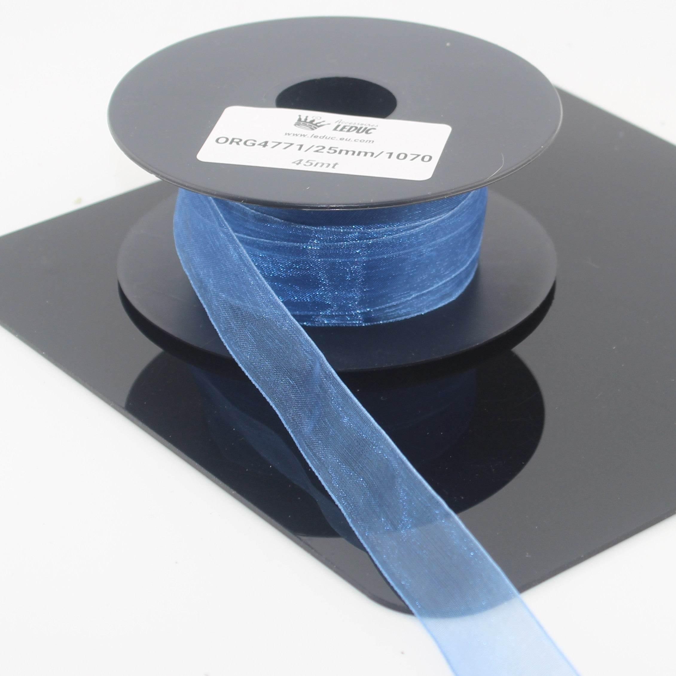 45 meters Organza Ribbon available in 20mm or 40mm ref #ORG4771 - ACCESSOIRES LEDUC BV