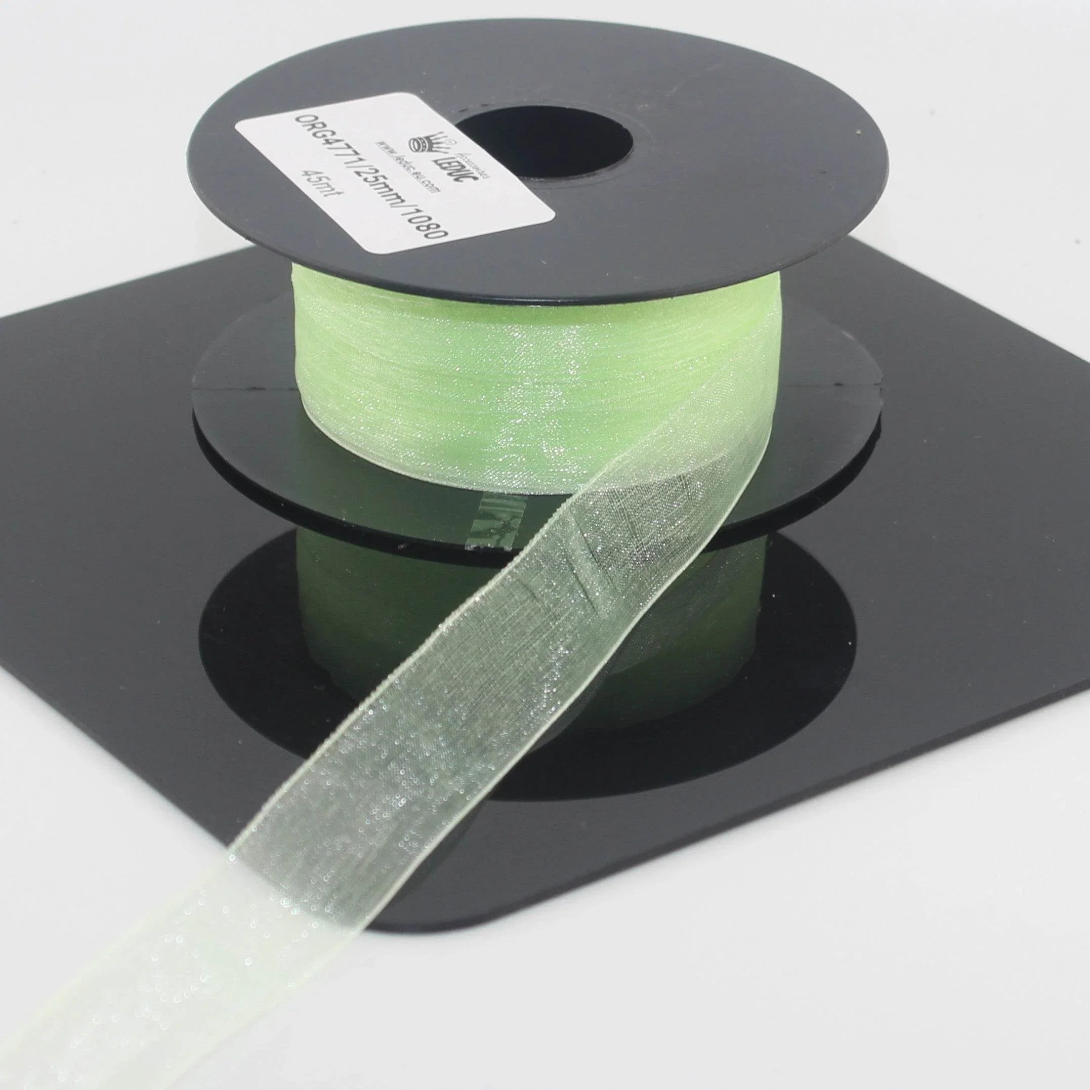 45 meters Organza Ribbon available in 20mm or 40mm ref #ORG4771 - ACCESSOIRES LEDUC BV