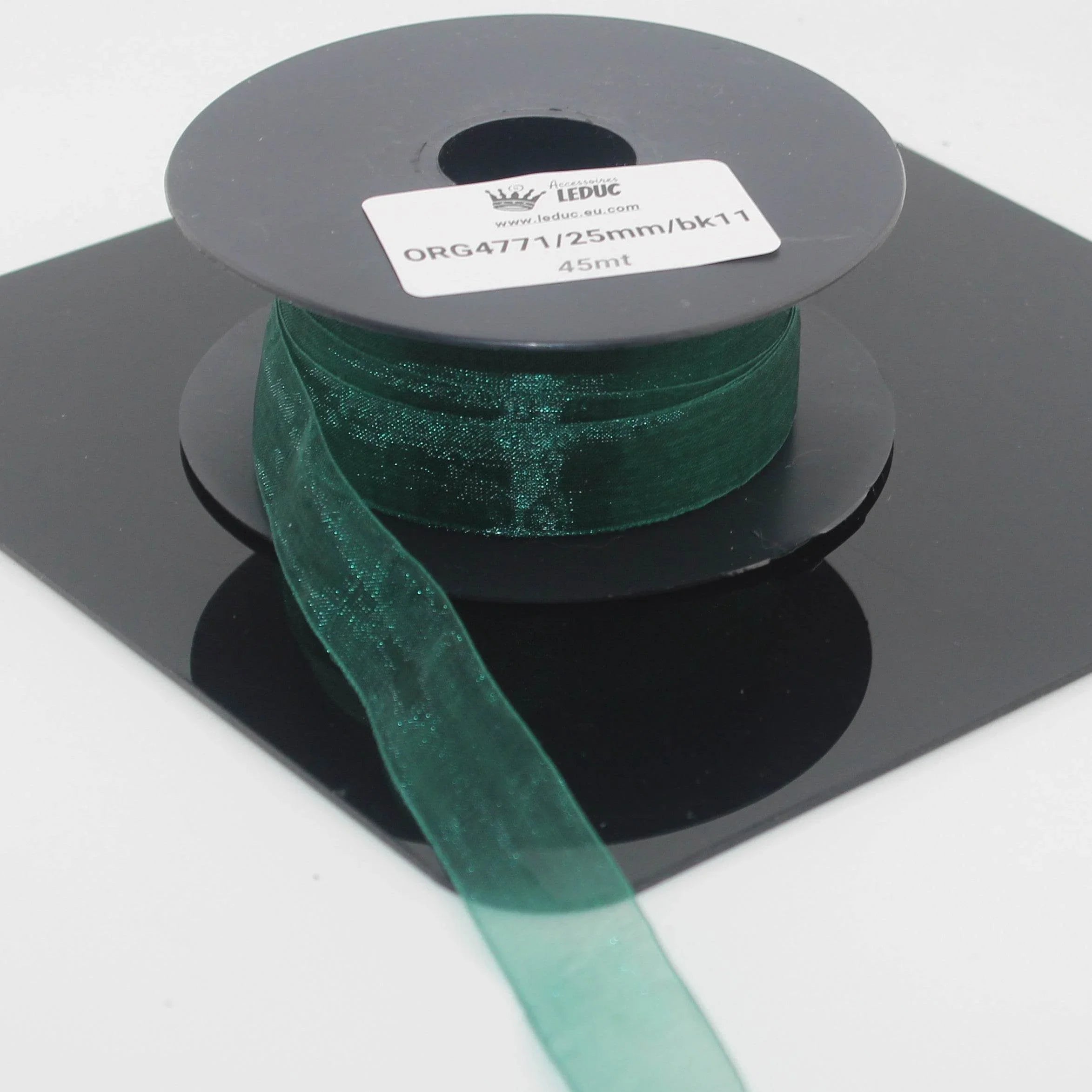 45 meters Organza Ribbon available in 20mm or 40mm ref #ORG4771 - ACCESSOIRES LEDUC BV